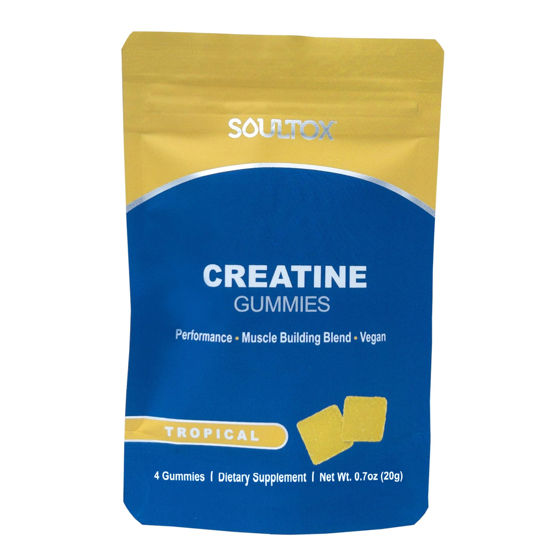 Lucky Soul Soultox Creatine Gummies 1 Count