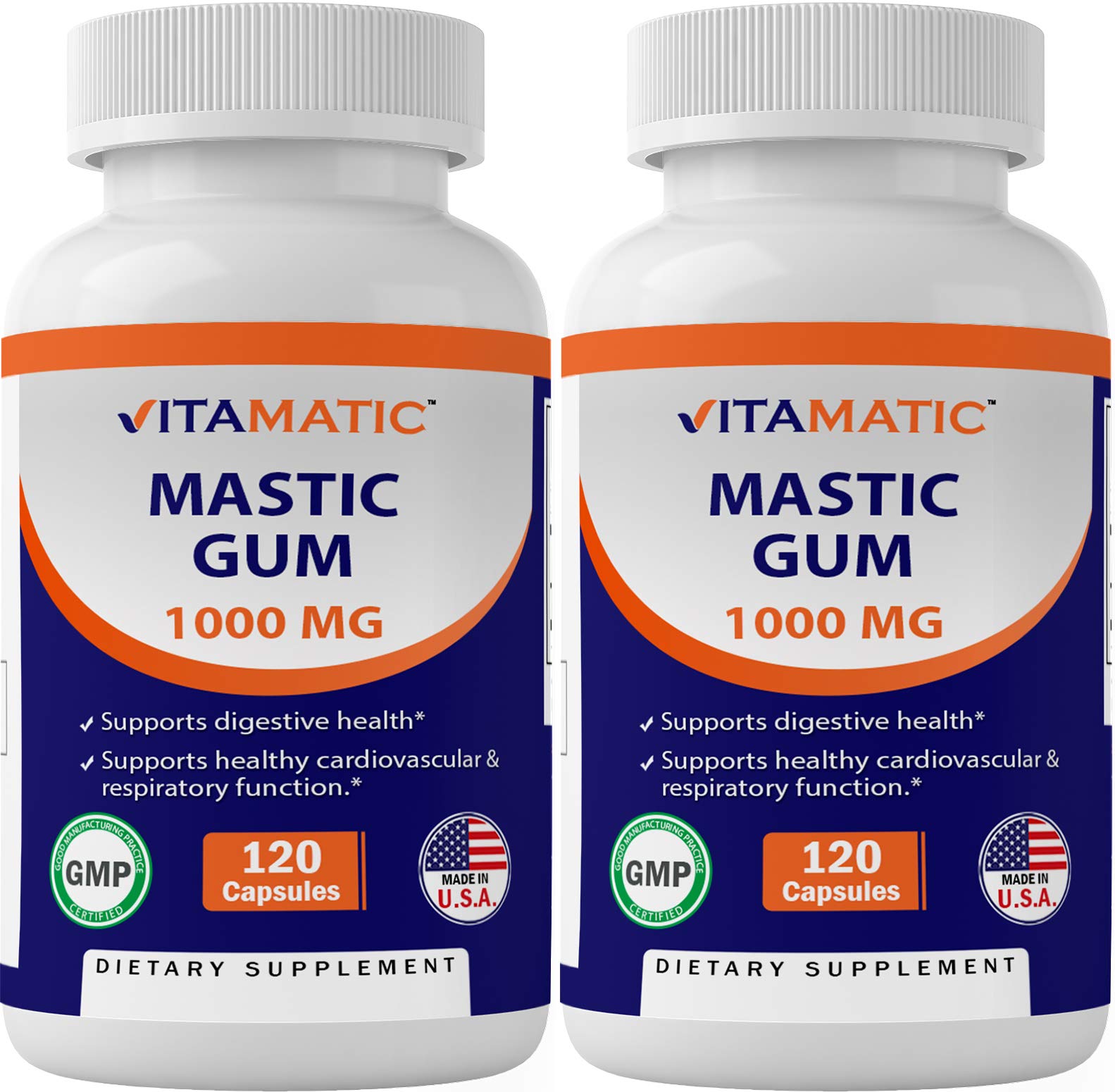 Vitamatic Mastic Gum 1000mg per Serving Capsules 240