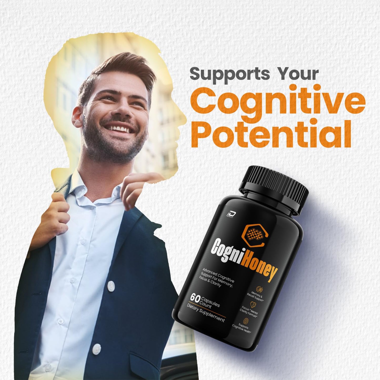 Indelo CogniHoney Capsules 300 Capsules