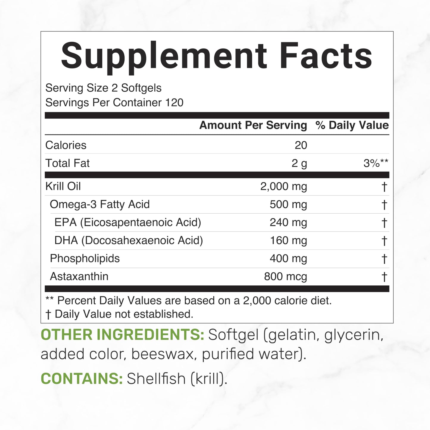 DEAL SUPPLEMENT Antarctic Krill Oil Softgels, 240