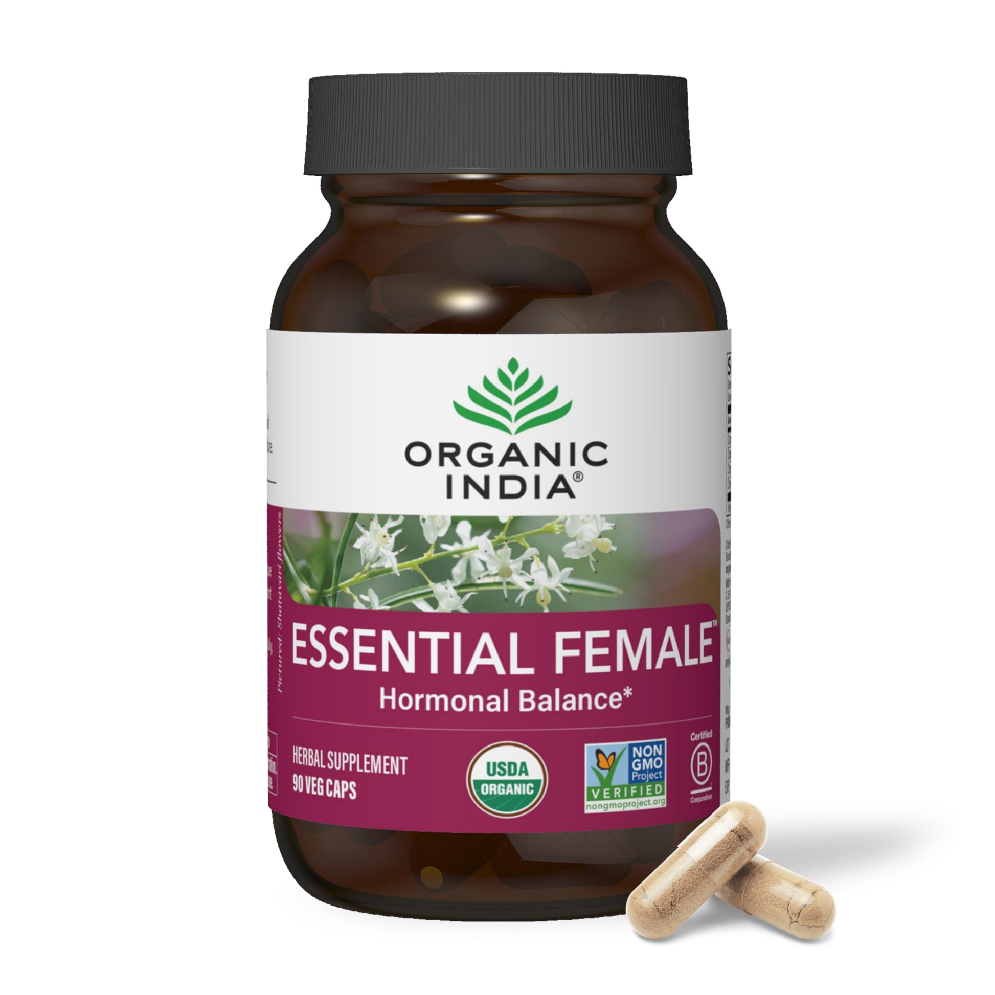 ORGANIC INDIA Essential Female Herbal Supplement 90 Capsules