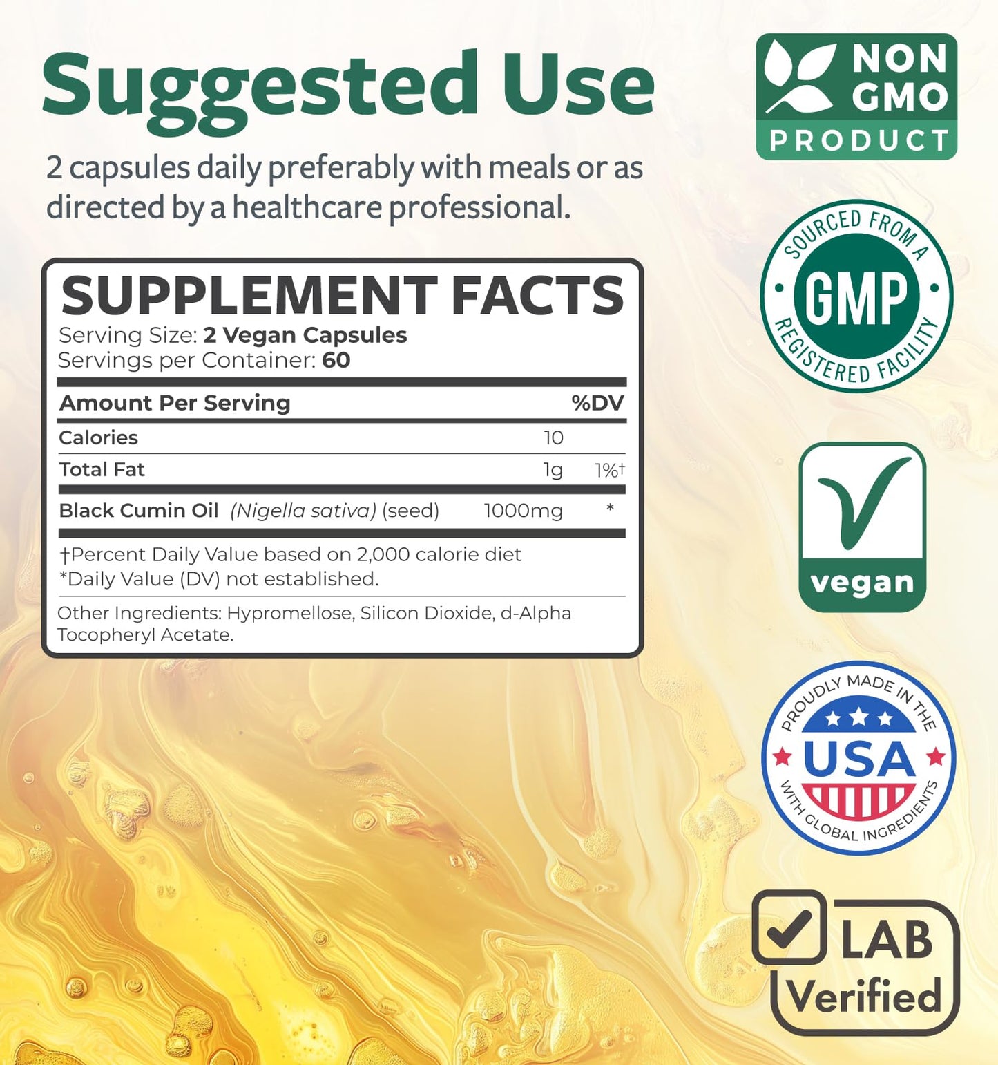 Healths Harmony Black Seed Oil Softgel 120 Count