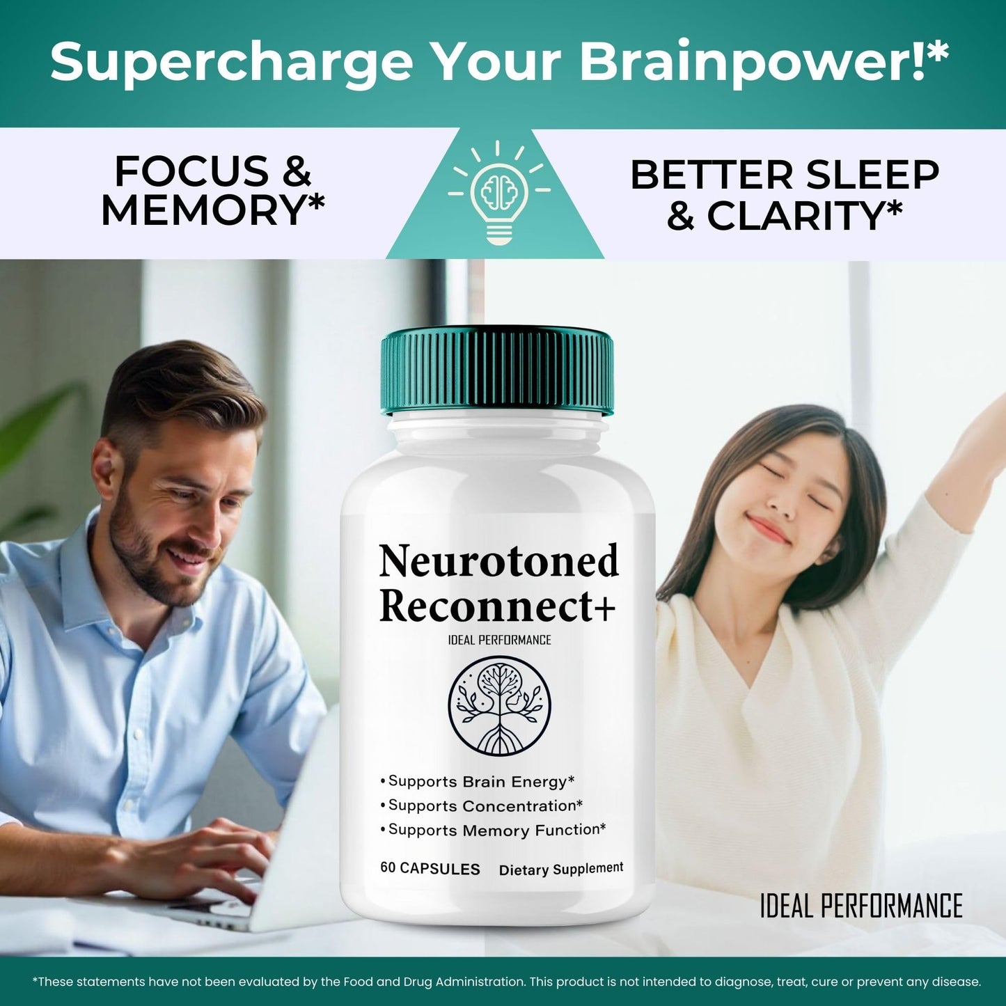 IDEAL PERFORMANCE Neurotoned Reconnect Capsules 300 Capsules