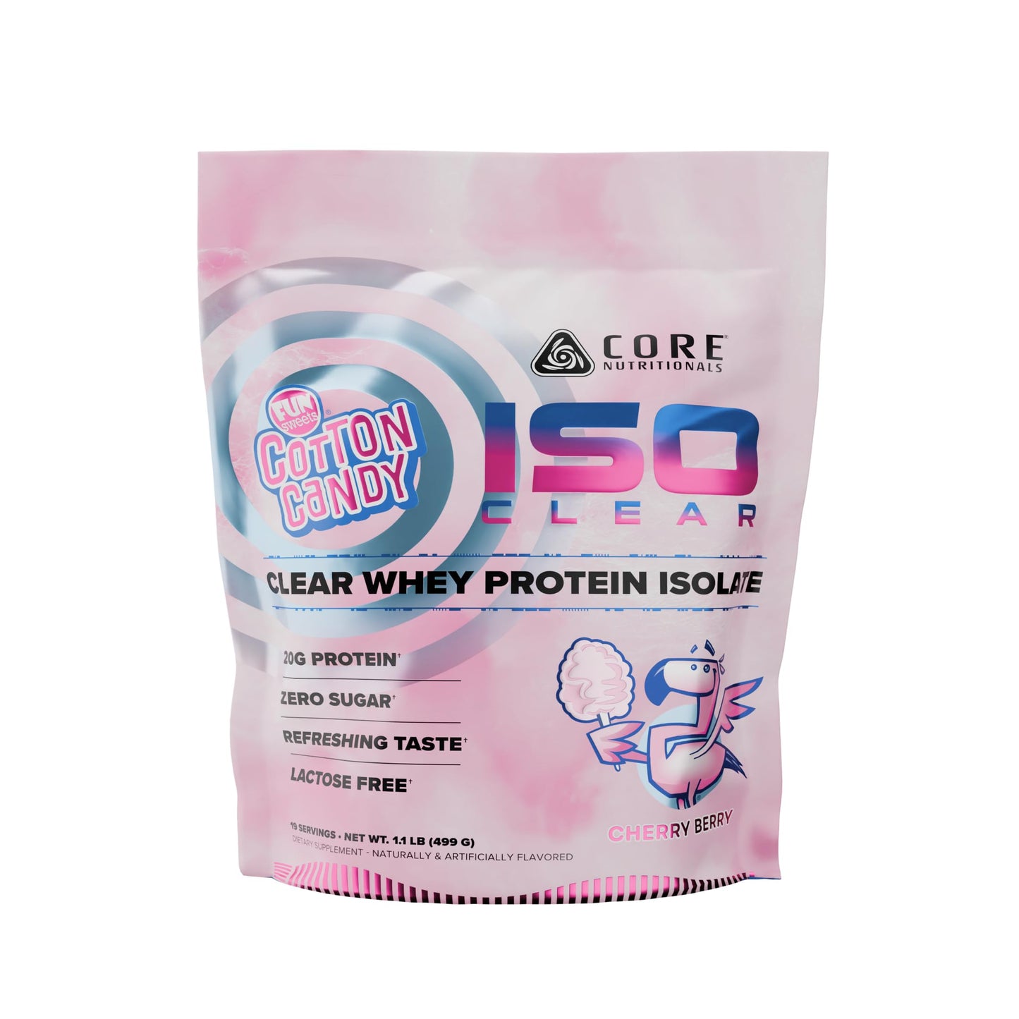 Core Nutritionals Iso Clear Whey Protein Isolate Powder 17.6 oz