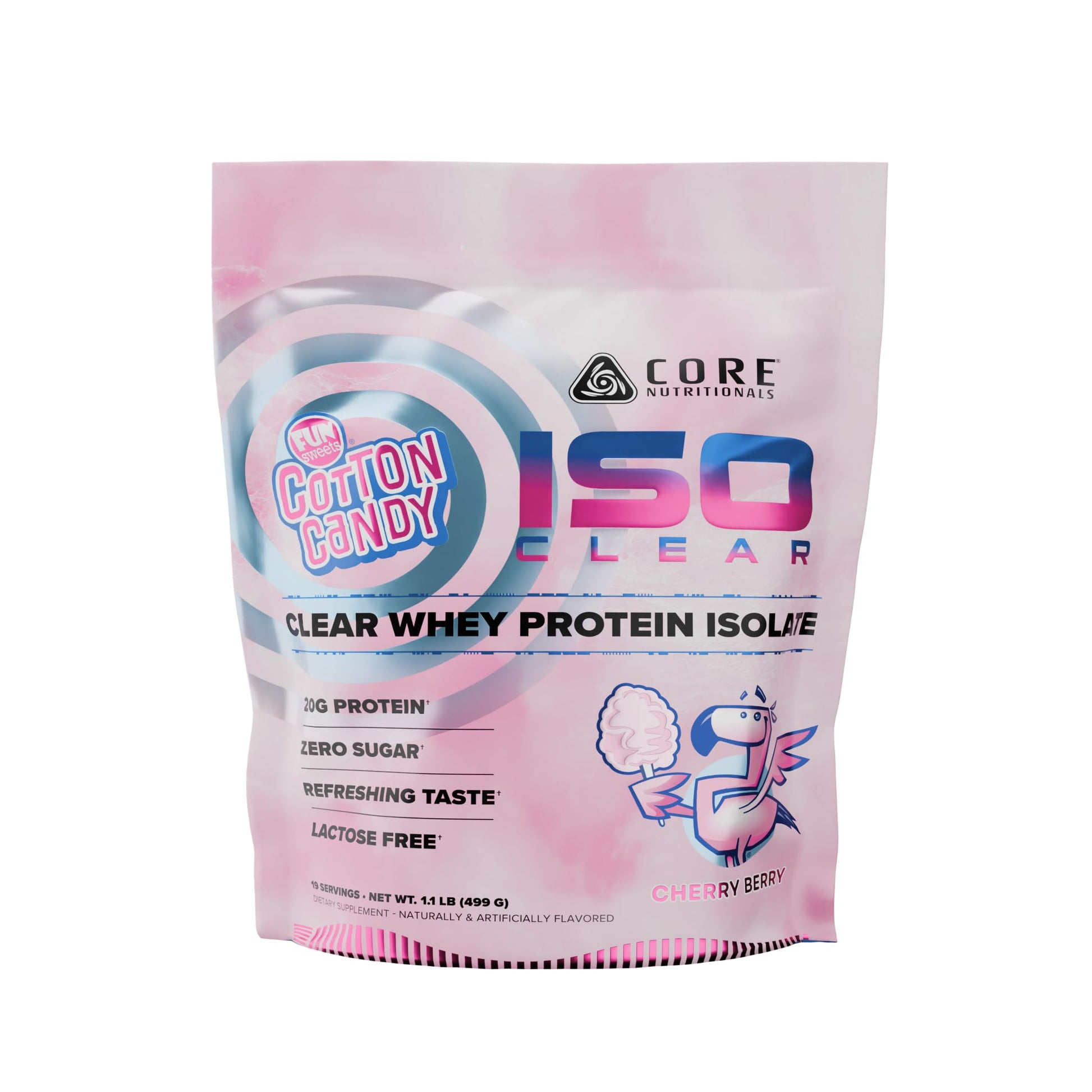 Core Nutritionals Iso Clear Whey Protein Isolate Powder 17.6 oz