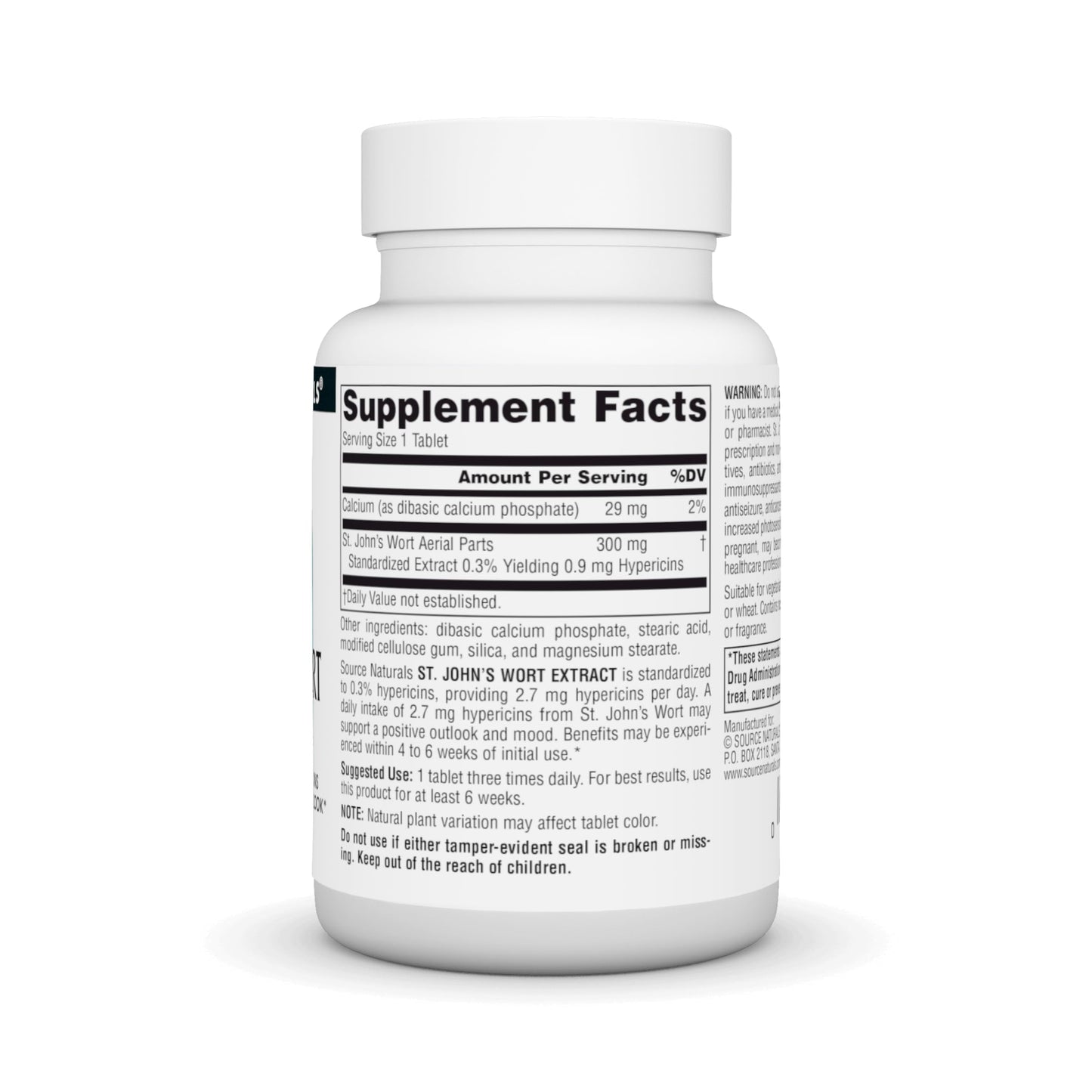 Source Naturals St. John's Wort Extract 300 mg - 120 Tablets