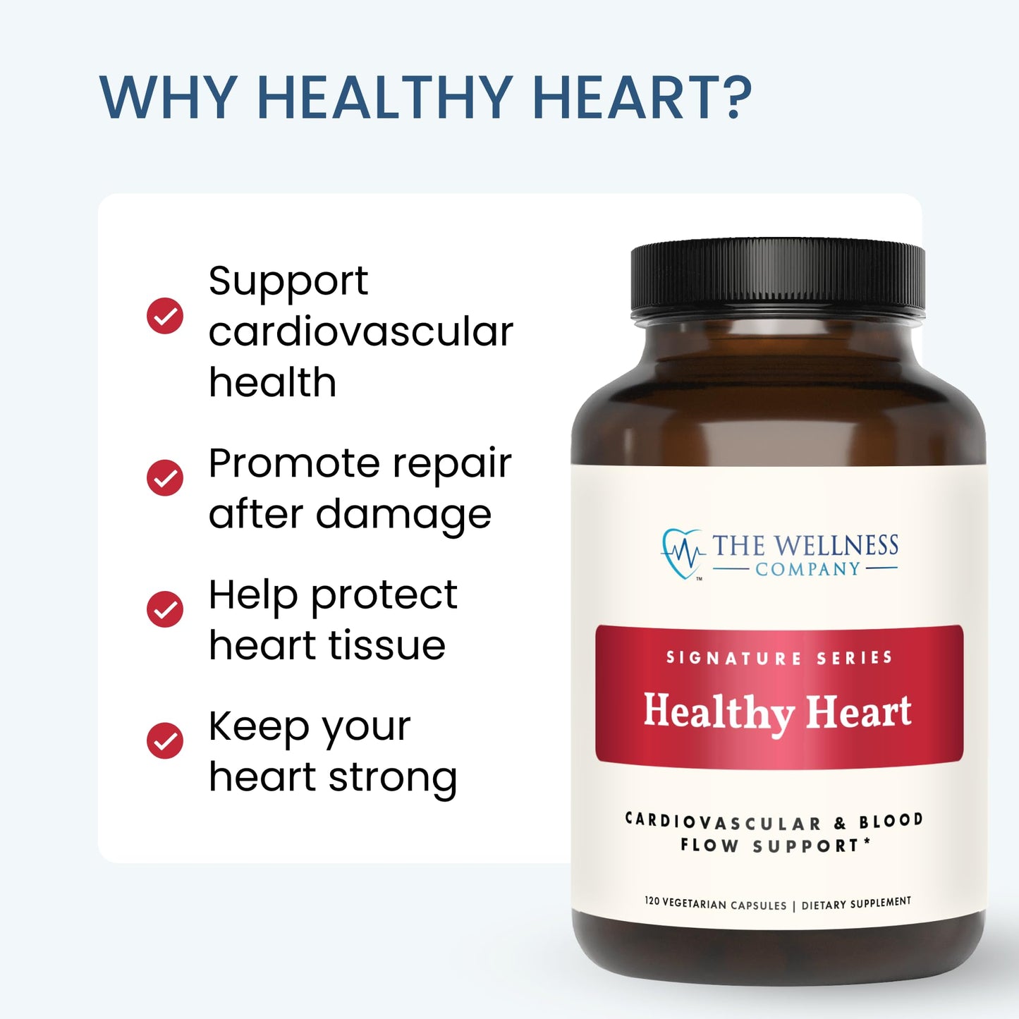 The Wellness Company Healthy Heart Capsule 120 Count
