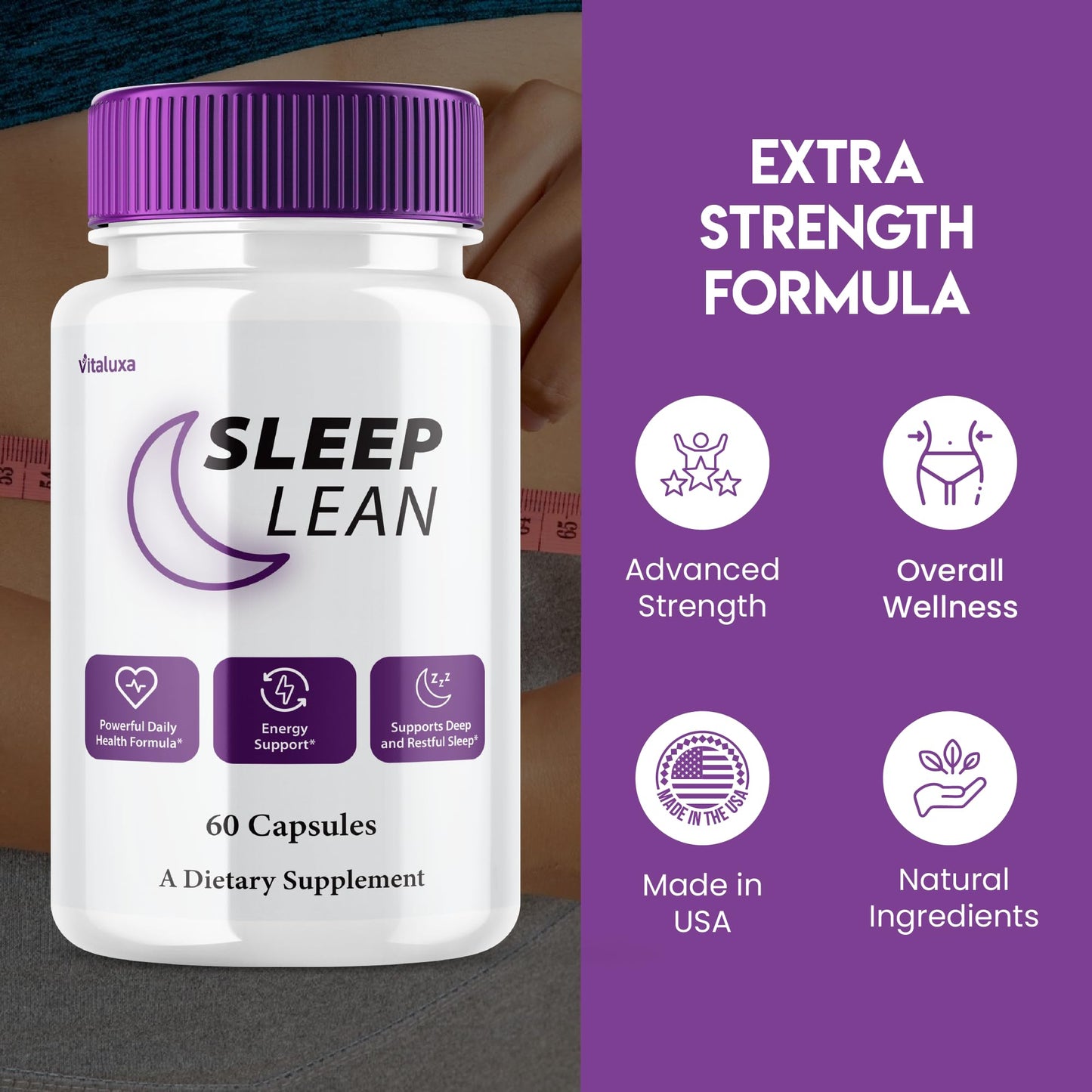 Vitaluxa Sleep Lean Capsules 300 Count