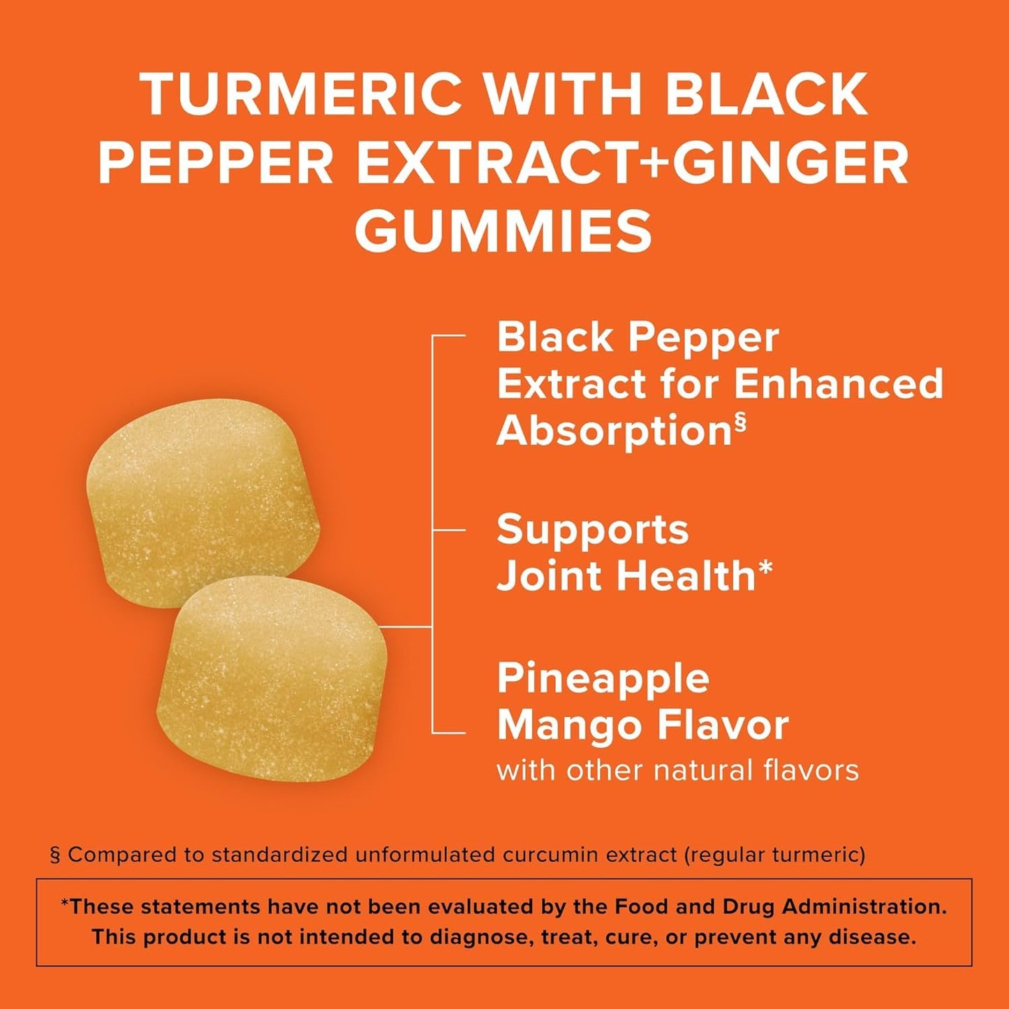 Qunol Turmeric + Black Pepper & Ginger Gummy 90 Count