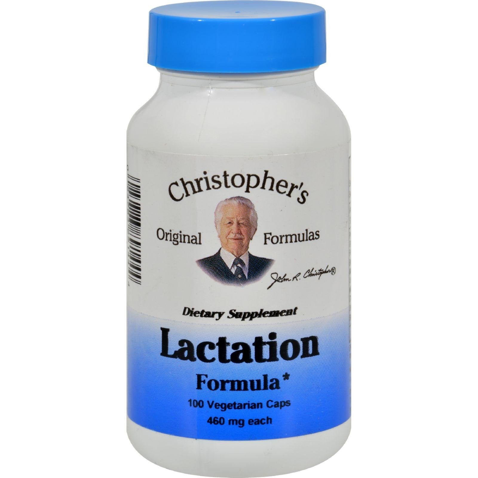 Christopher's Original Formulas Dr. Christopher's Mother's Milk Formula Capsules, 100