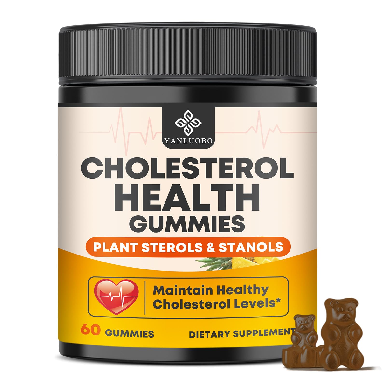 YANLUOBO Cholesterol Complex Gummies 60 Count