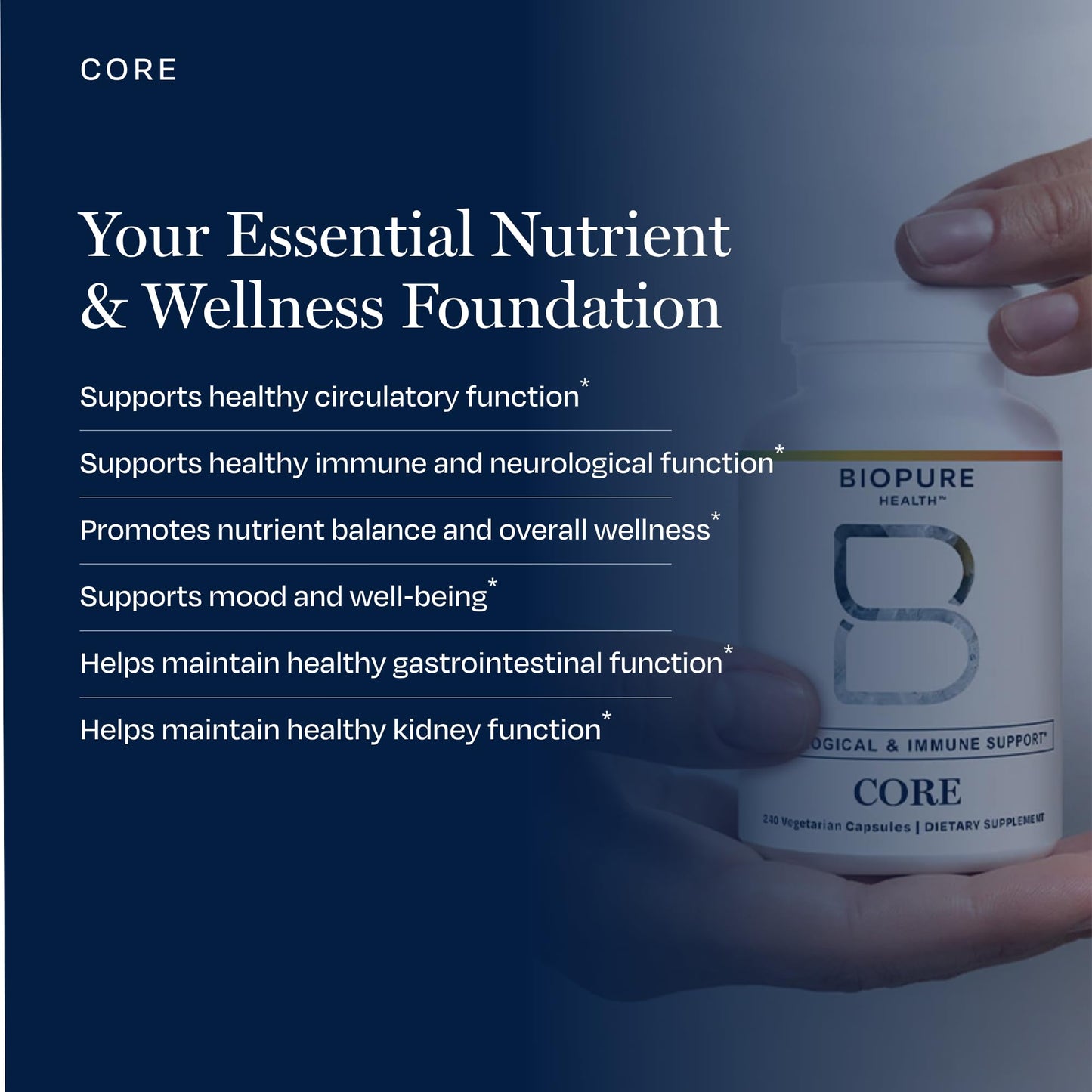BioPure Core Capsules 240 Count