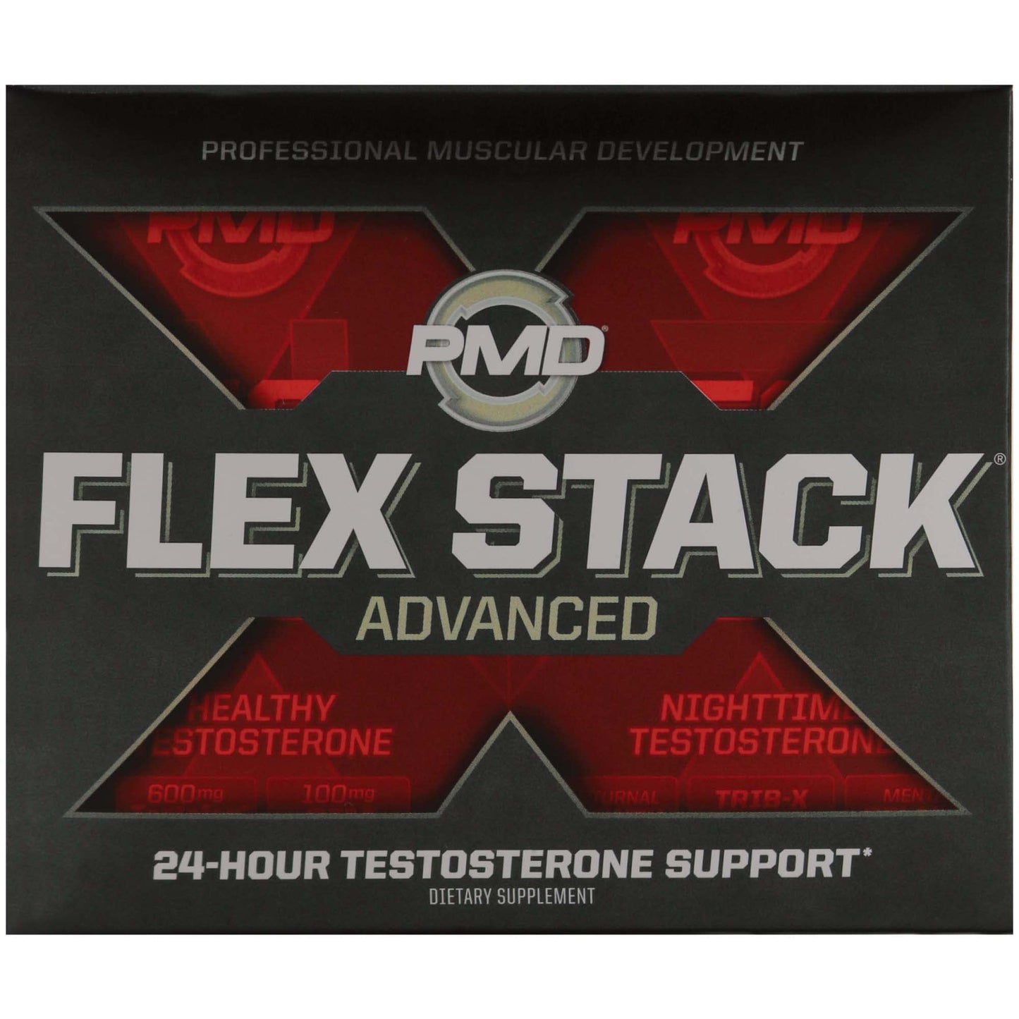 PMD Sports Flex Stack Advanced 24-Hour Testosterone Stack Capsule, 1 Count