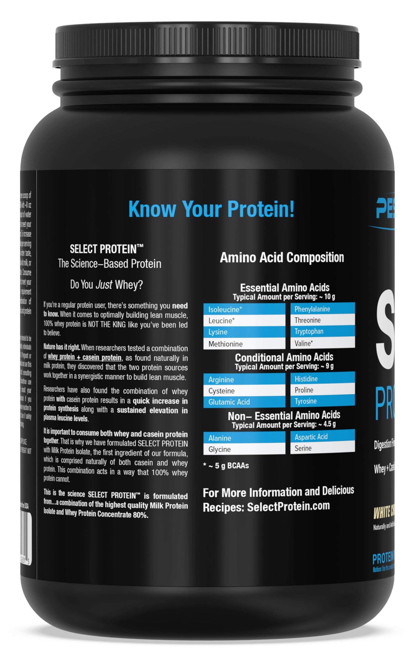 PEScience Select Protein Powder White Chocolate Macadamia, 27 Servings