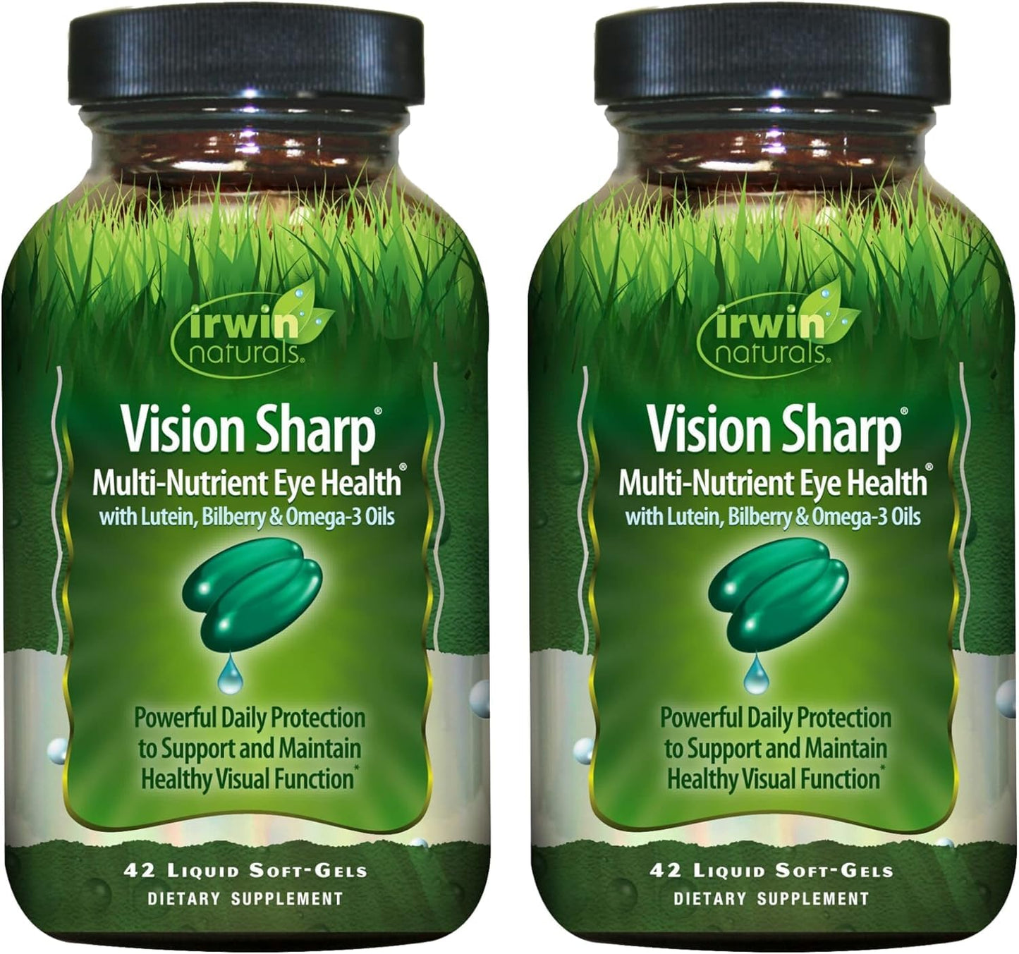 Irwin Naturals Vision Sharp Multi-Nutrient Eye Health Softgel 2 Pack