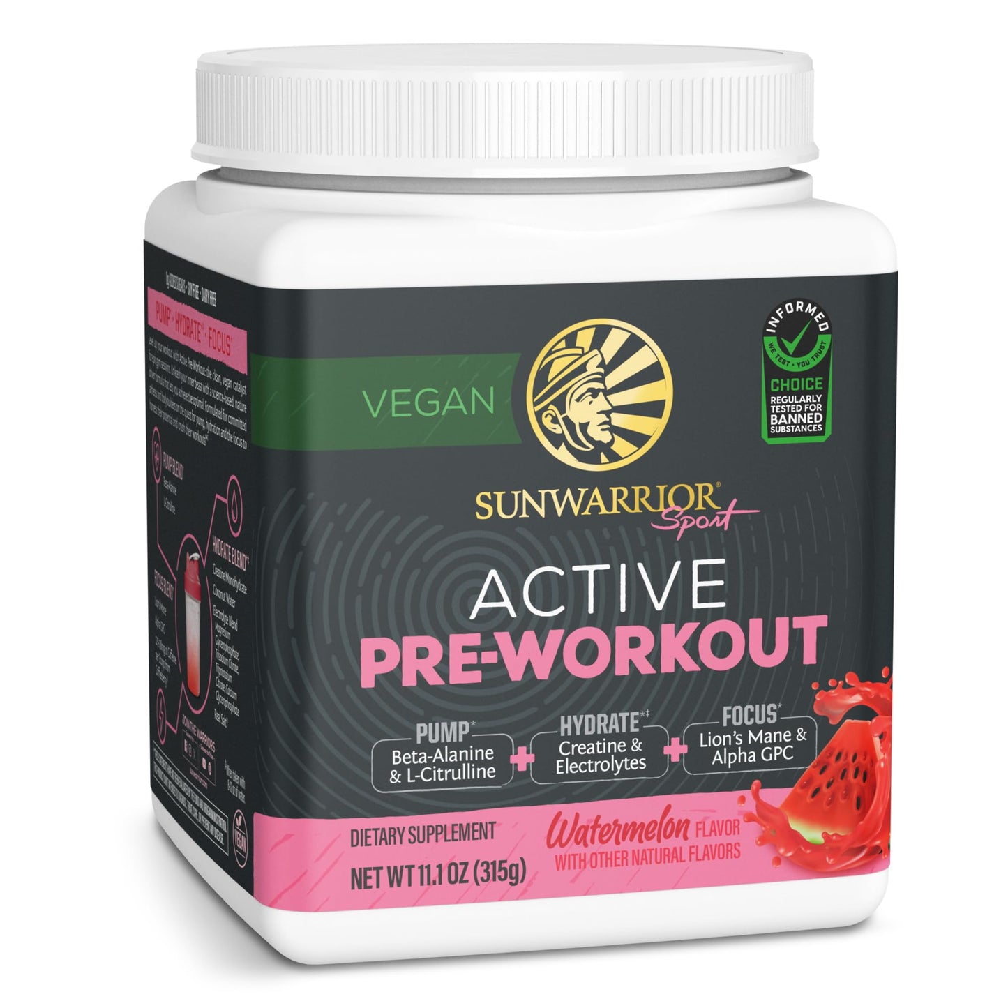 Sunwarrior Pre Workout Powder Energy Drink 11.13