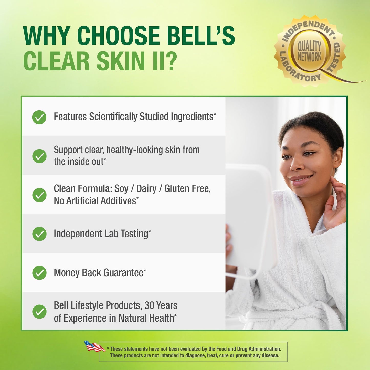 Bell Clear Skin Multivitamin Softgels, 90 Count