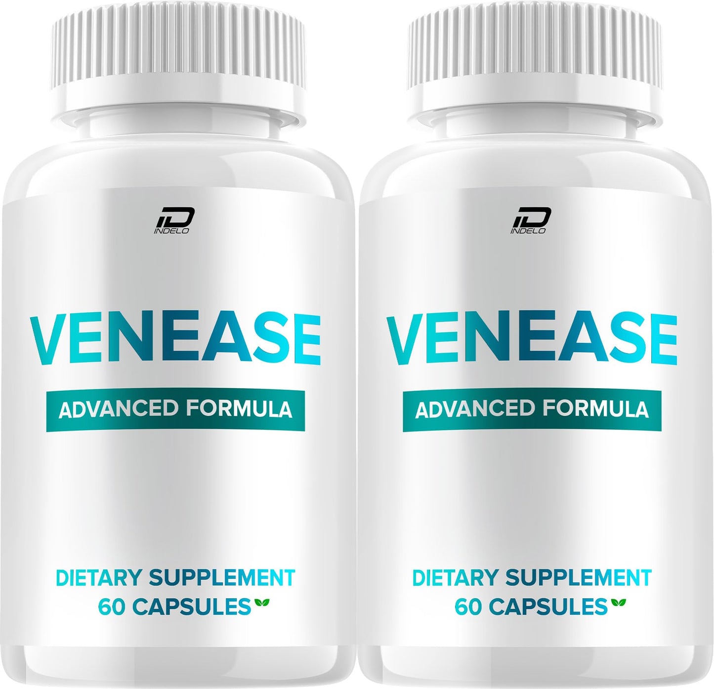 Indelo Venease Natural Blend Daily Health Supplement Capsules, 120 Capsules