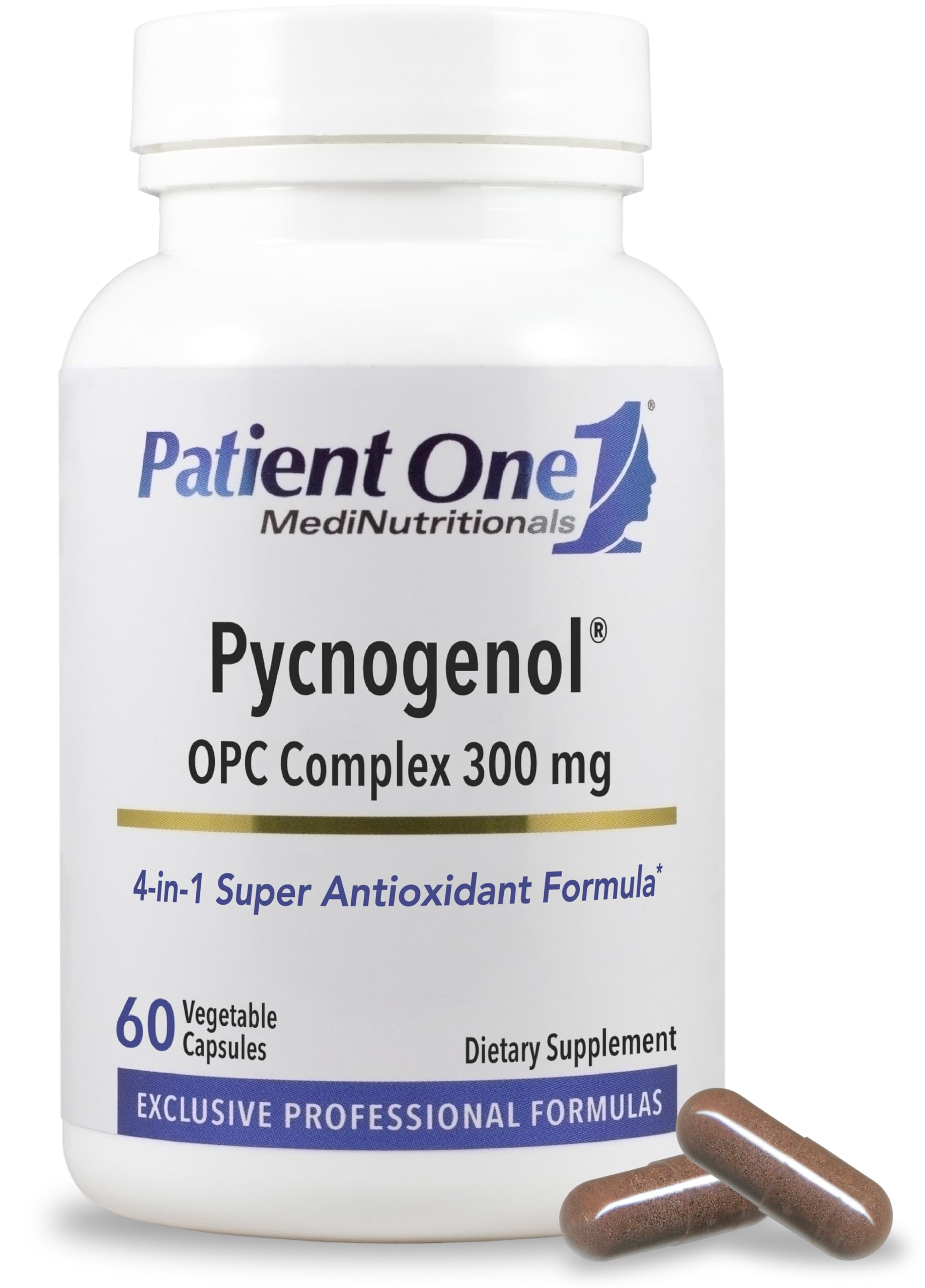Patient One Pycnogenol OPC Complex 300mg Capsules, 60 Count