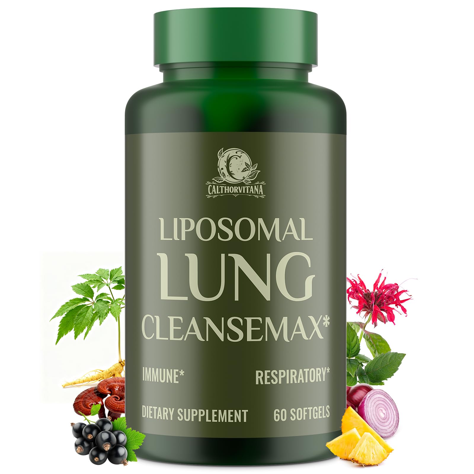 C Calthorvitana Liposomal Lung Cleansemax 60 Capsules