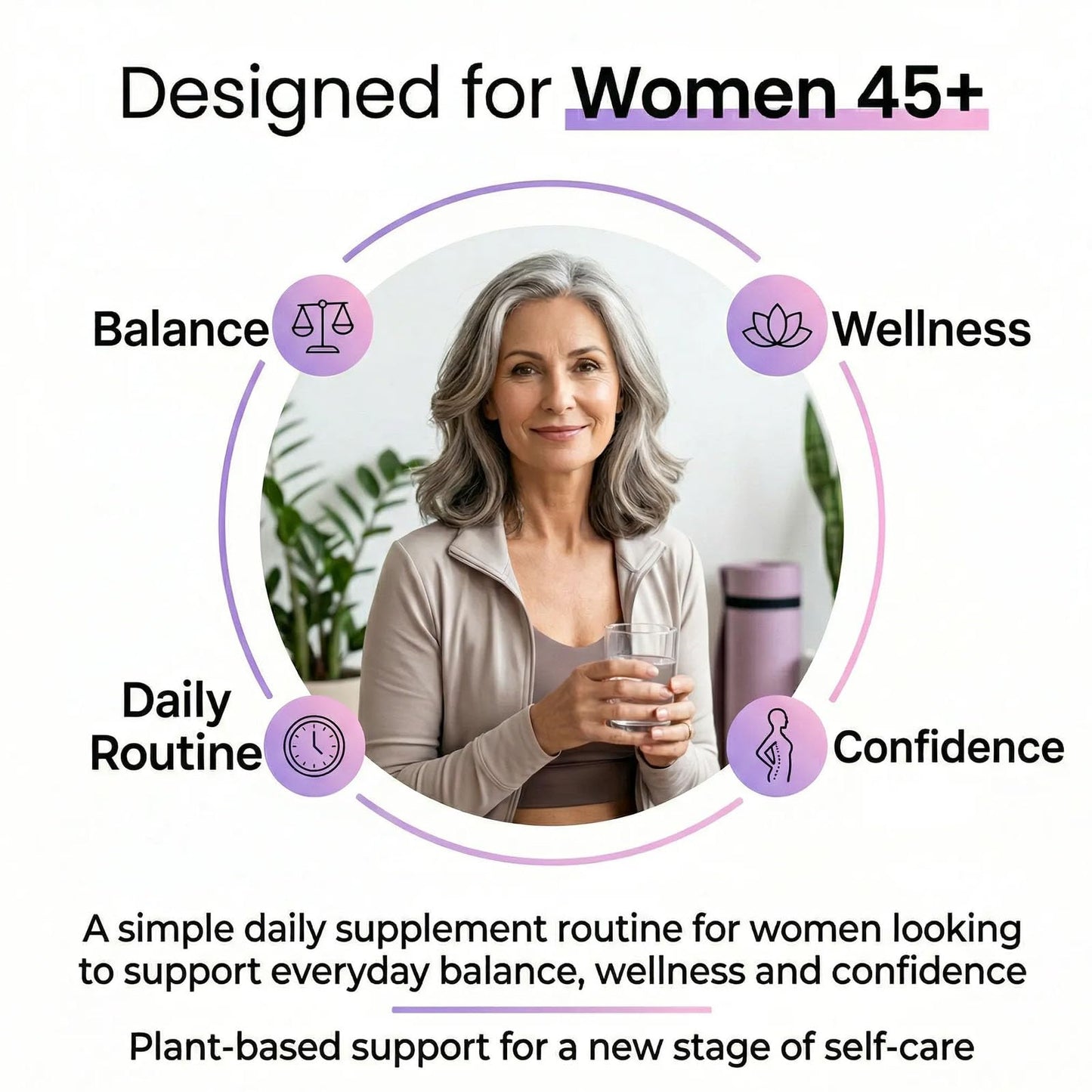 Boaccy Flavona Hormone Balance for Women Isoflavone Supplement with Soy Extract, B Vitamins, Zinc & Selenium, Non-GMO, Supports Daily Balance, Energy & Sleep Routine, 60 Capsules