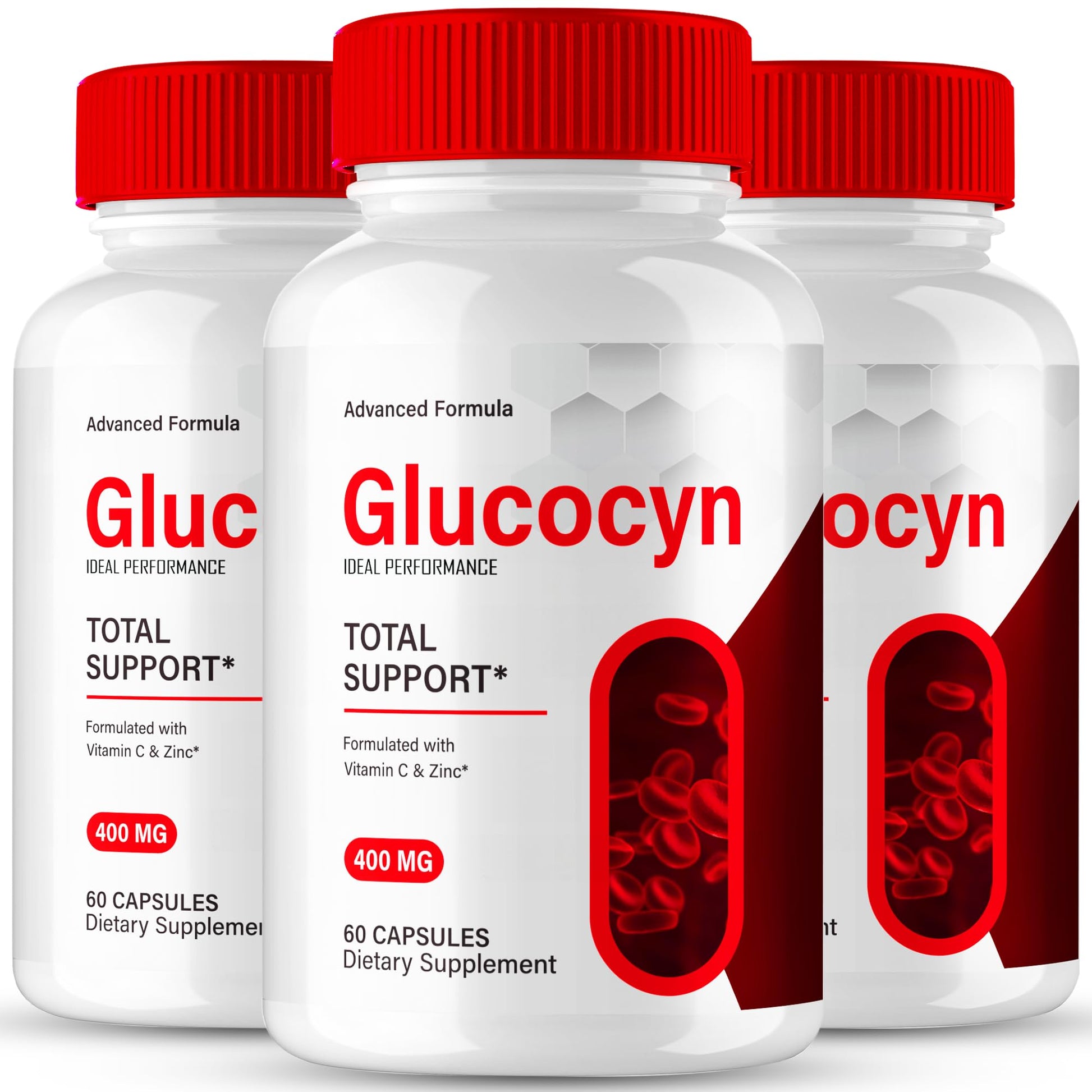 IDEAL PERFORMANCE Glucocyn Blood Support Capsules 180 Count