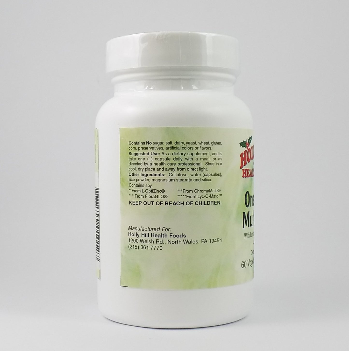 Holly Hill Health Foods One-Daily Multi Capsules, 60