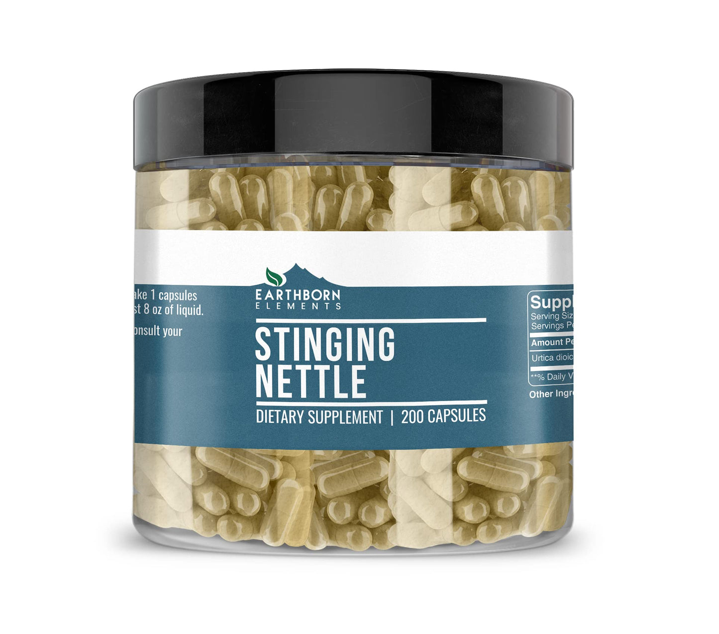 Earthborn Elements Stinging Nettle Leaf Capsules 200 Count