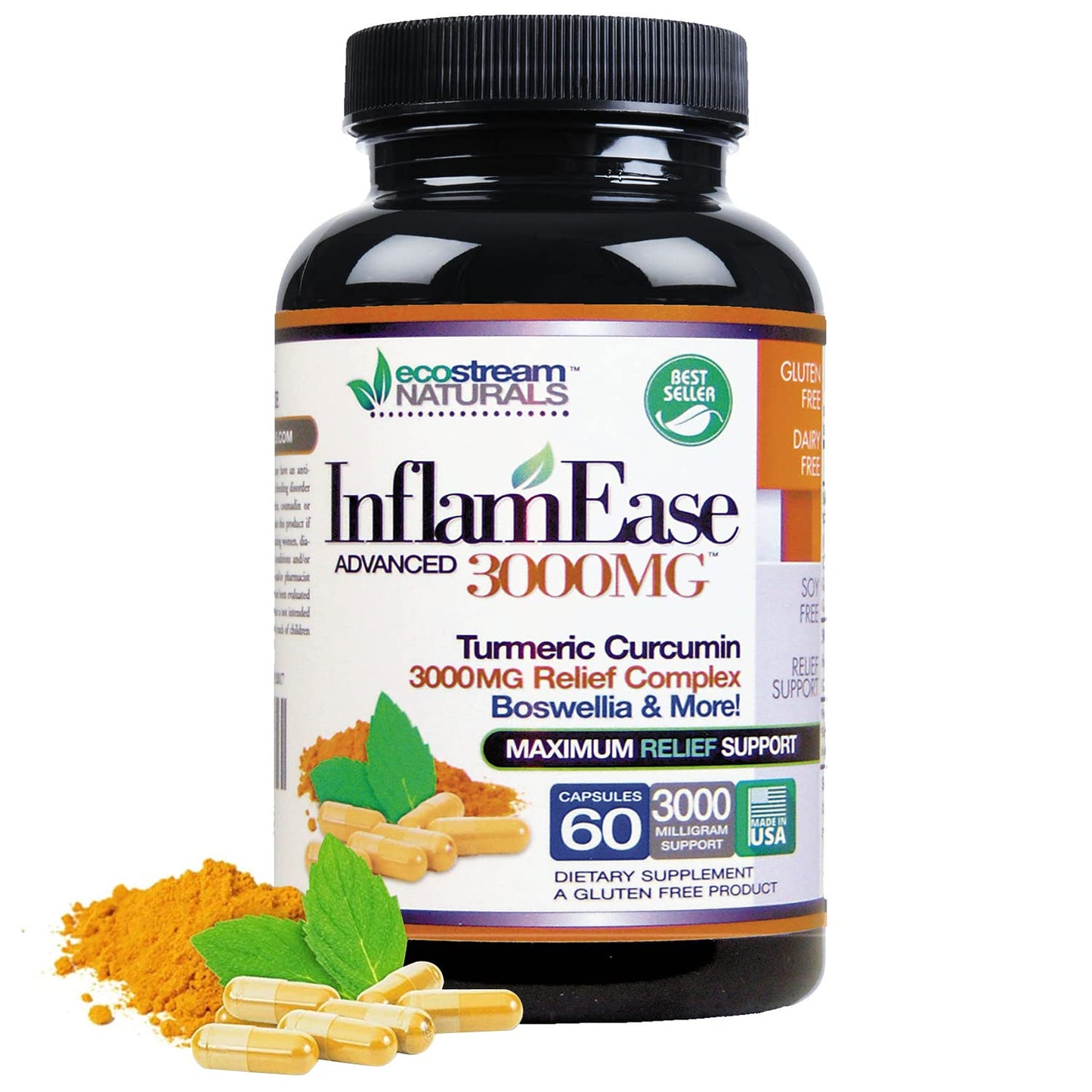 ecostream Naturals InflamEase Capsule 60 Count