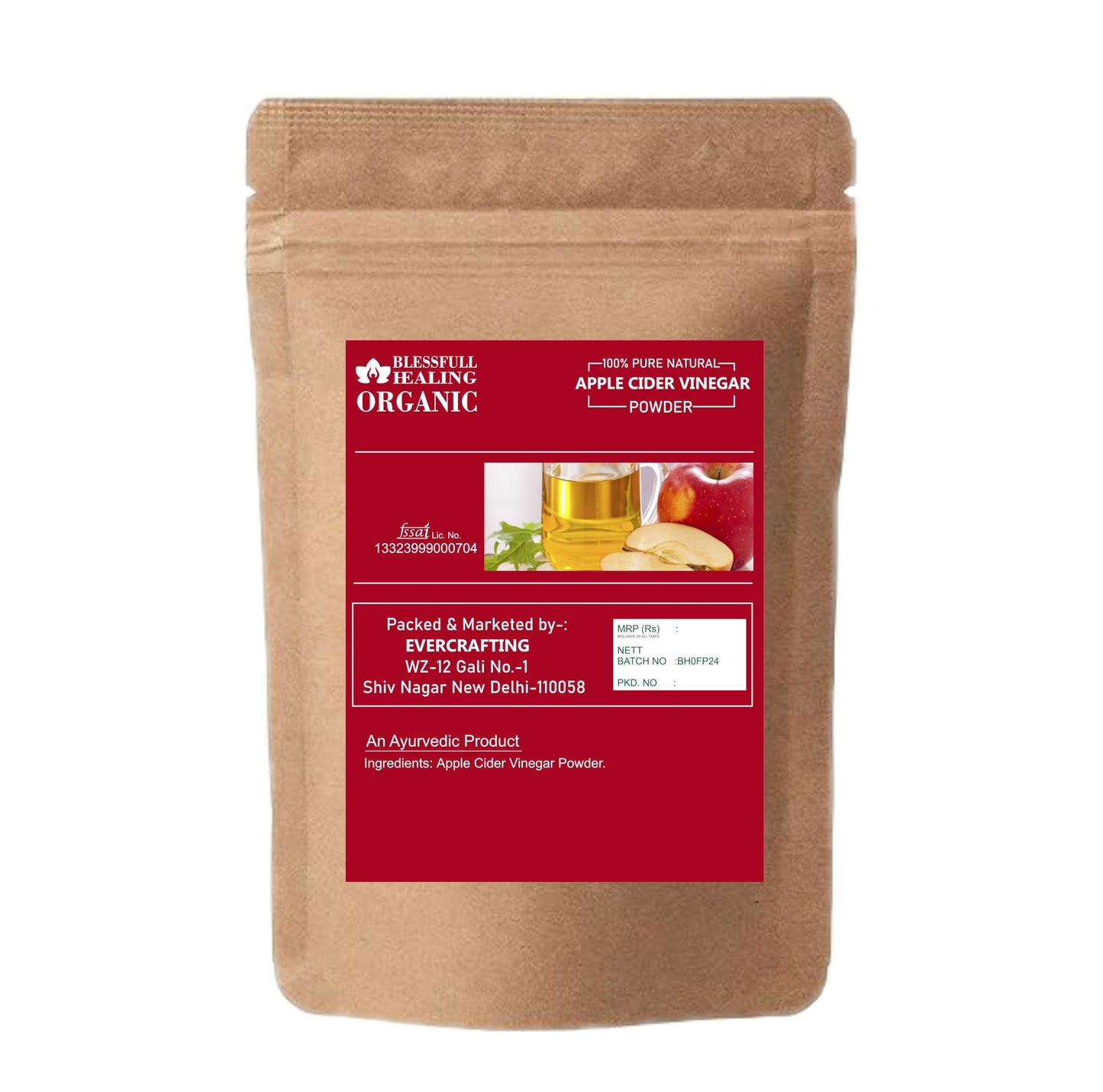 Blessfull Healing Organic Apple Cider Vinegar Powder 100 Gram