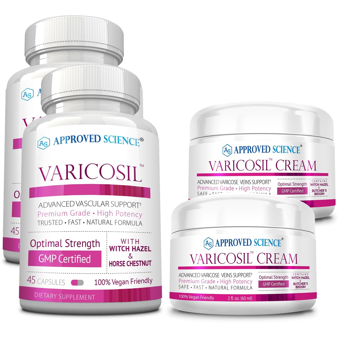 Approved Science Varicosil Capsules 90 Capsules