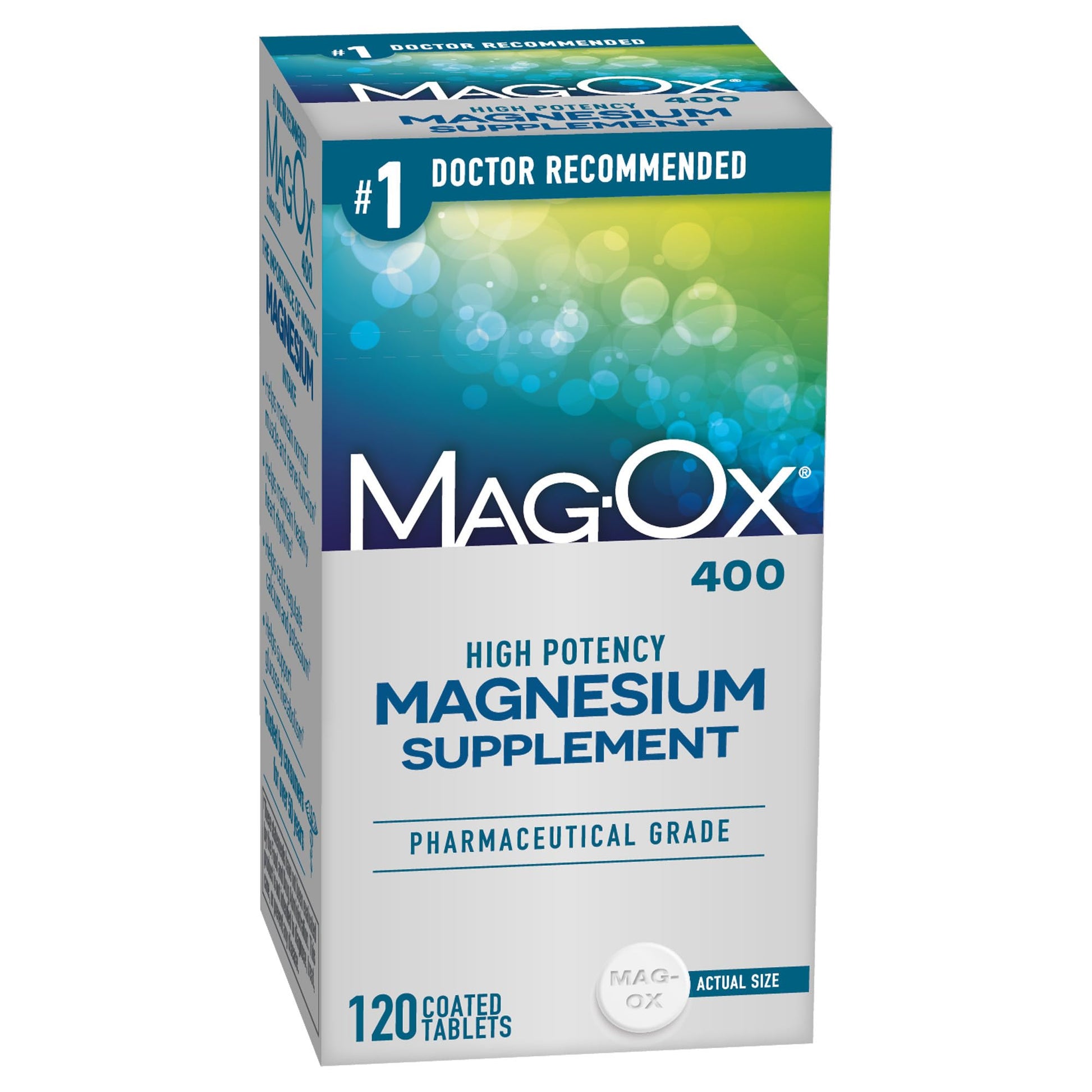 Mag-Ox 400 Magnesium Oxide Tablets, 483 mg, 120 Tablets