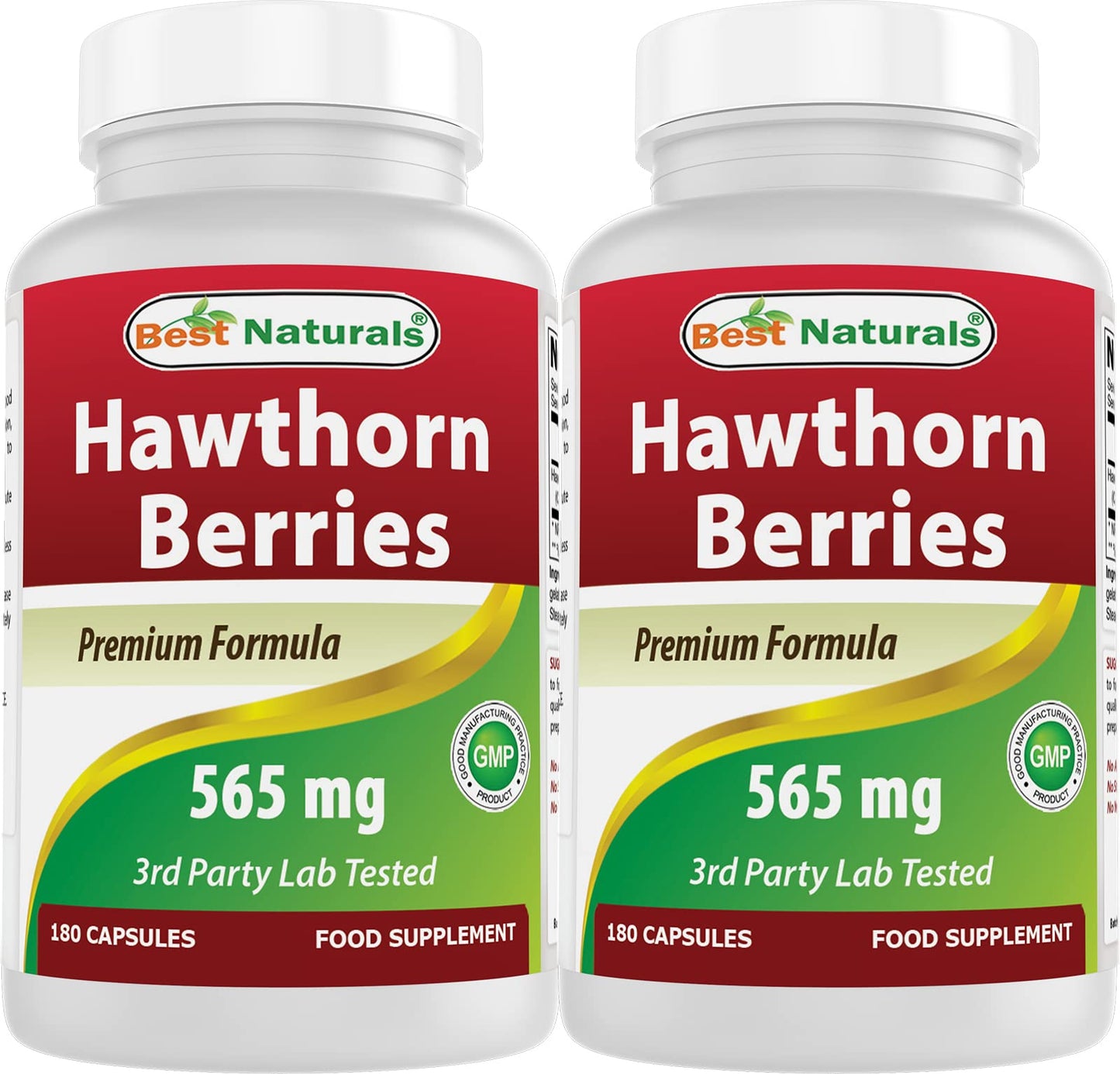 Best Naturals Hawthorn Berry 565 mg 360 Capsules