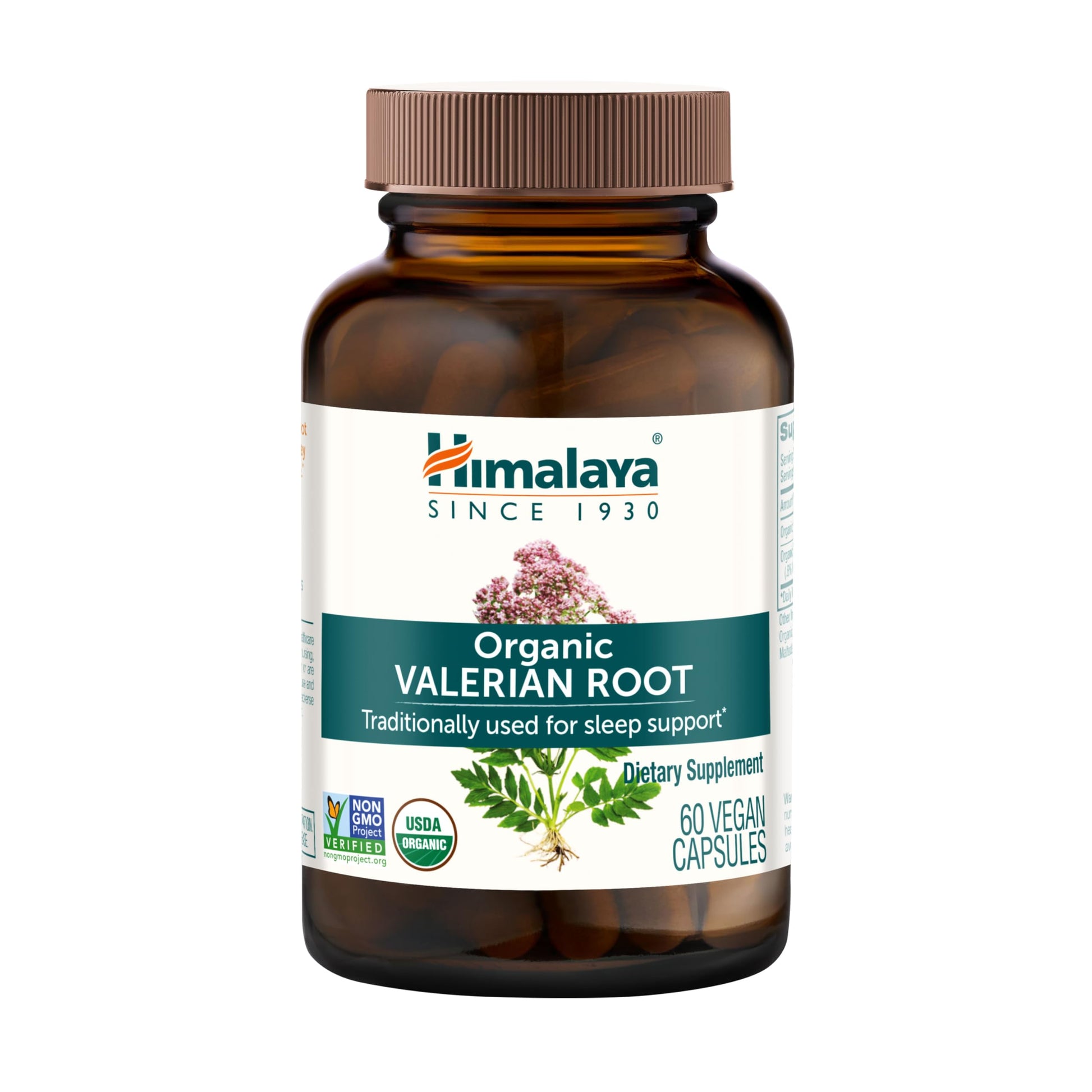 Himalaya Organic Valerian Root Capsule, 60 Capsules