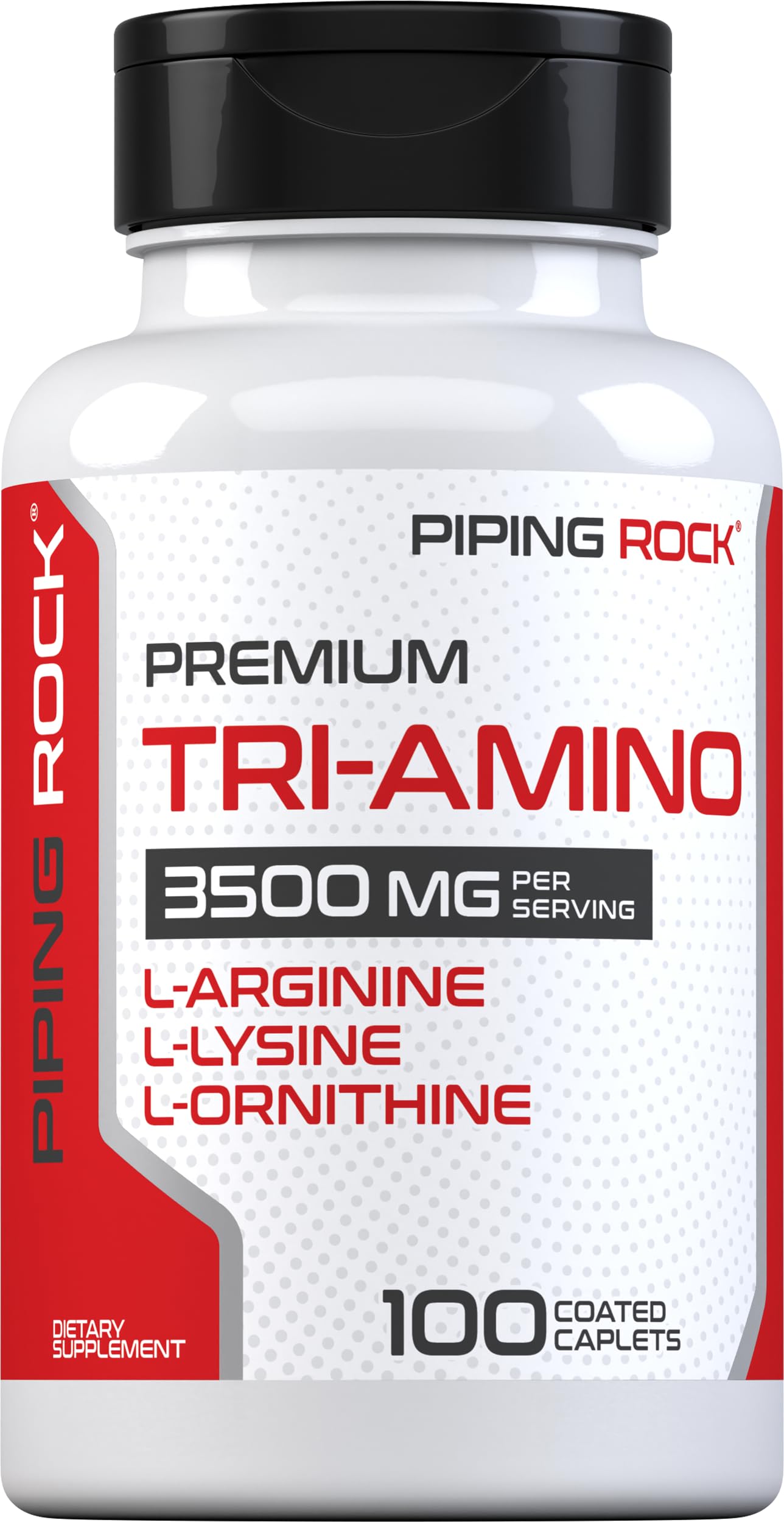 Piping Rock Tri Amino Supplement Caplets, 100 Count
