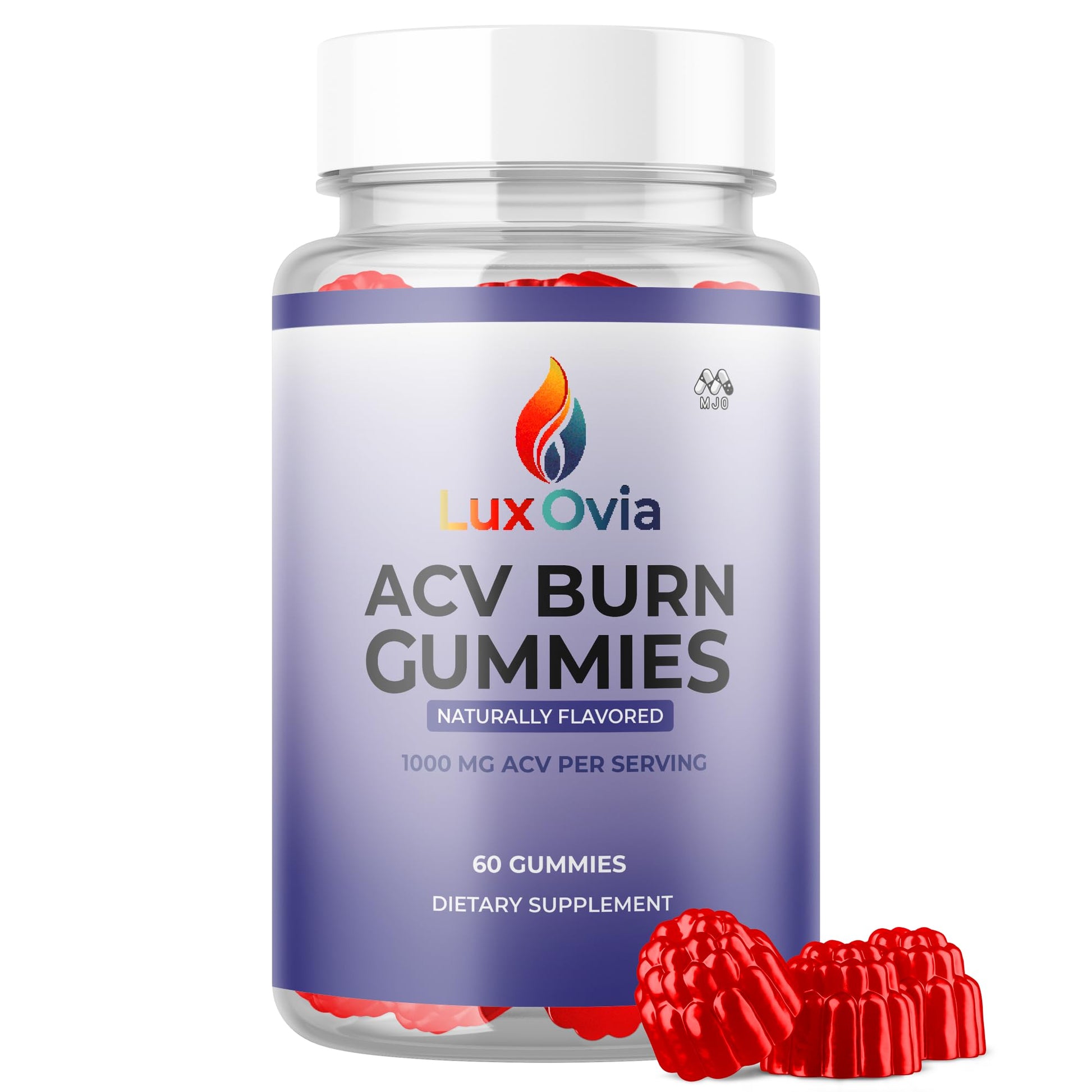 MJO LuxOvia Burn Gummy Chewable 60 Count