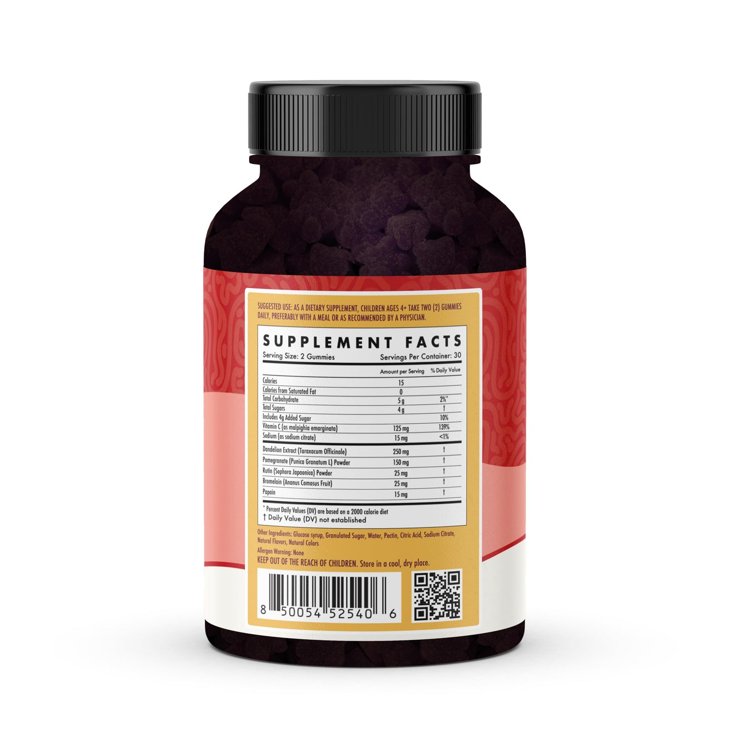 The Wellness Company Kids Naturals Spike Support Gummies – Year-Round Wellness with Vitamin C, D & Zinc, 60 Gummies