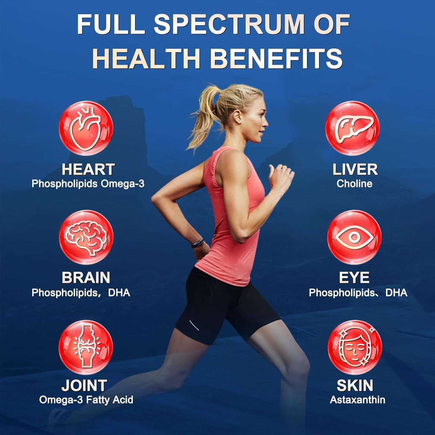 ZEBORA Krill Oil 1200 mg Omega-3 Supplement Softgels 120 Count