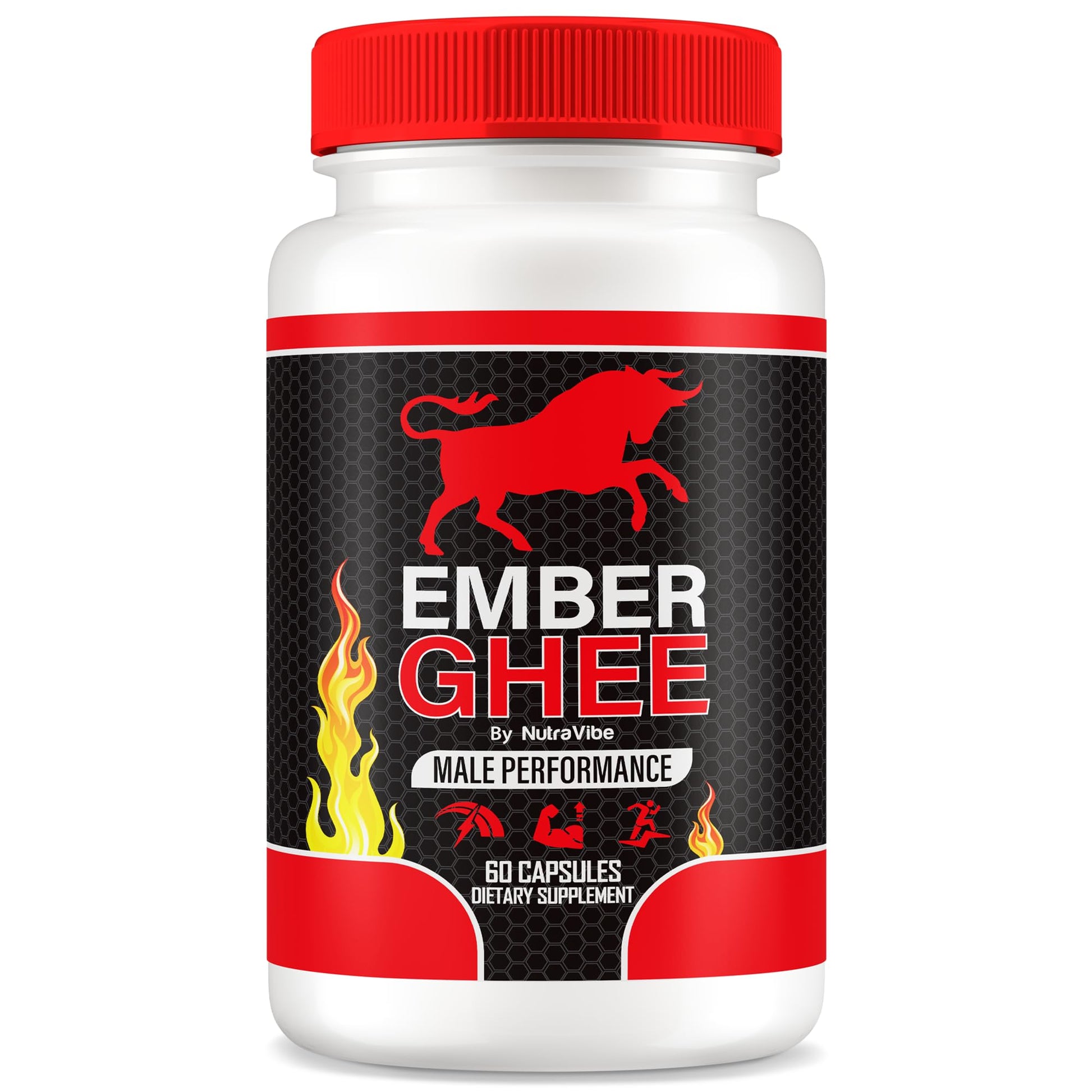 NutraVibe Ember Ghee Pills for Men Capsules, 60 Capsules