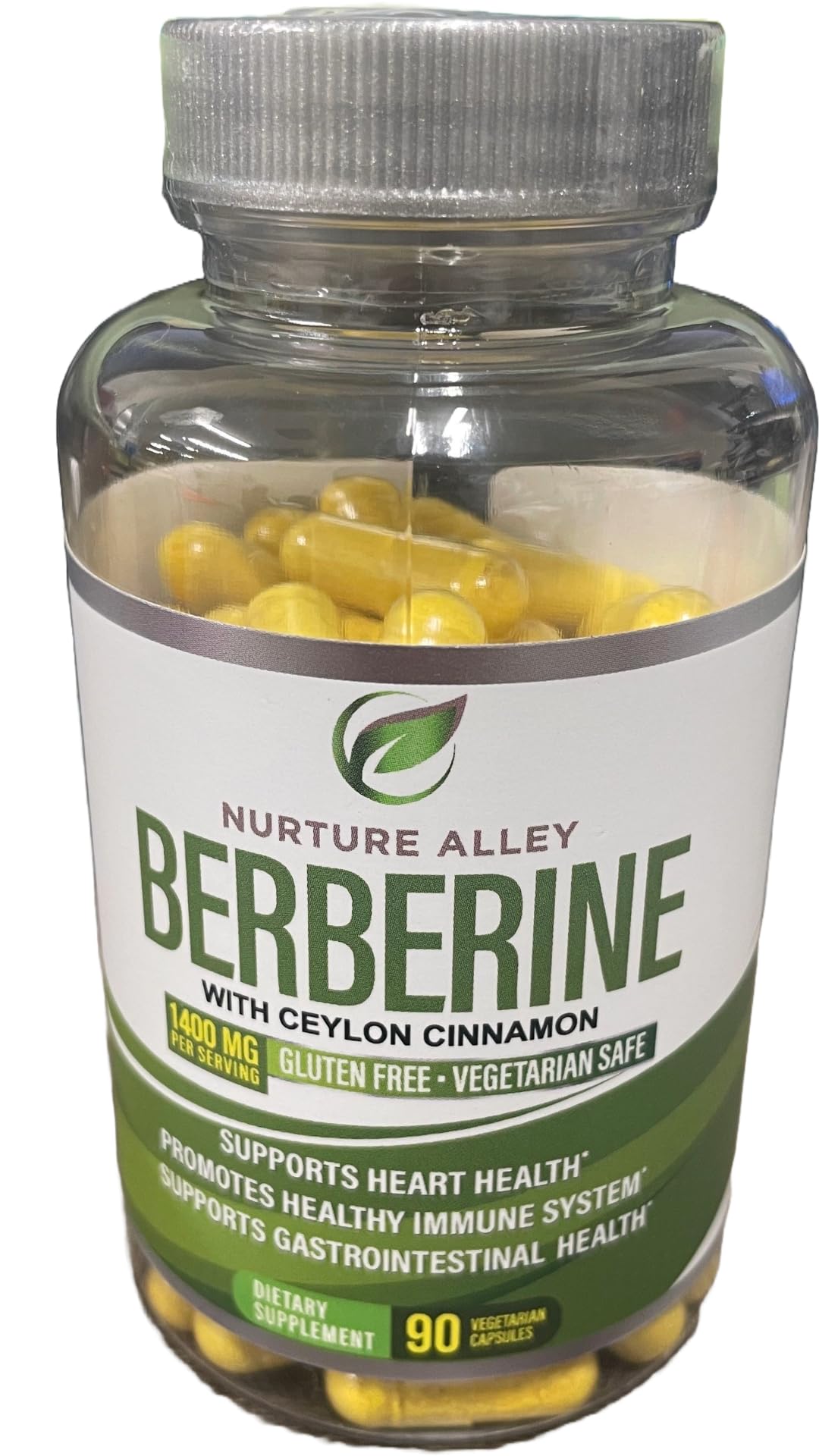 Nurture Alley Berberine Complex with Cinnamon, 90 Veggie Capsules