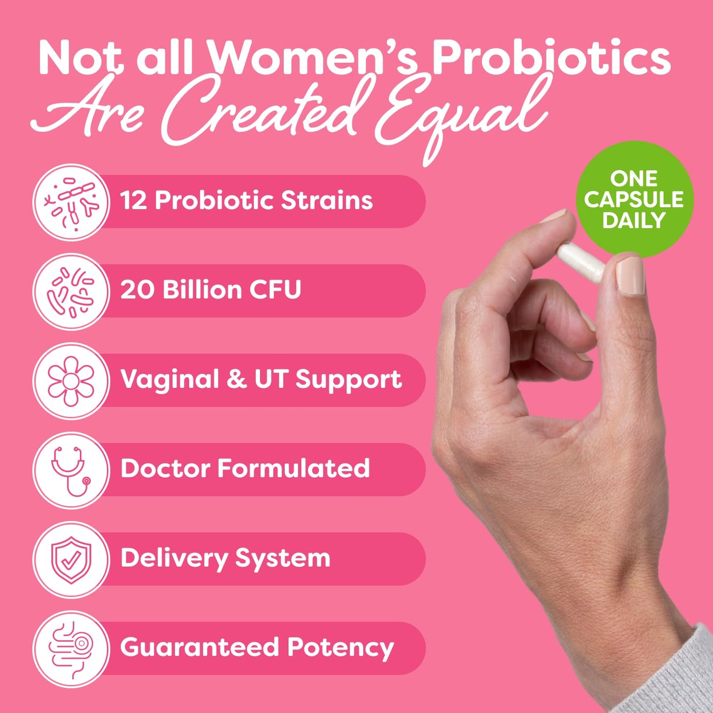 Probulin Women's Probiotic Capsule, 60 Count