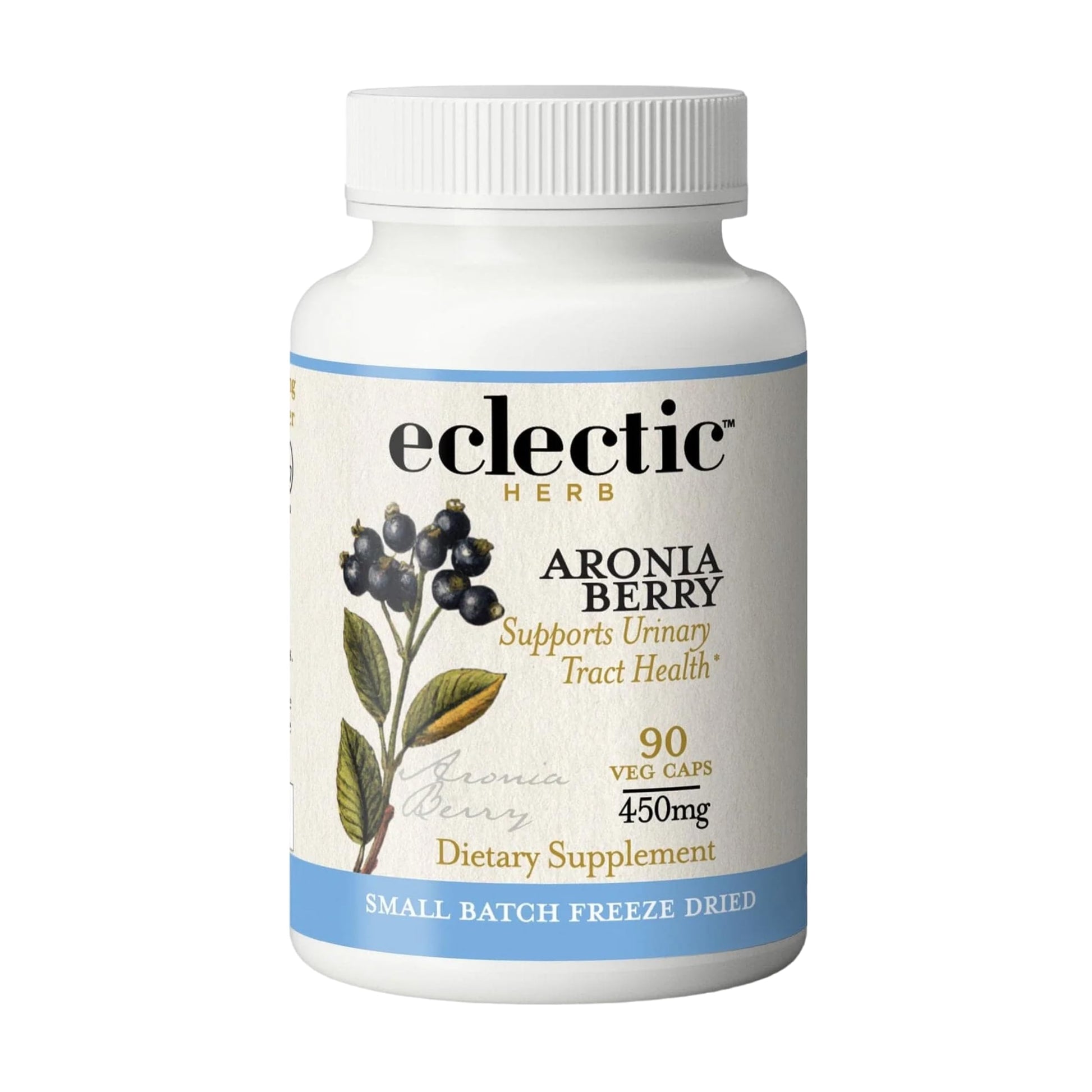 Eclectic Institute Raw Freeze-Dried Organic Aronia Berry Capsules, 90 Count