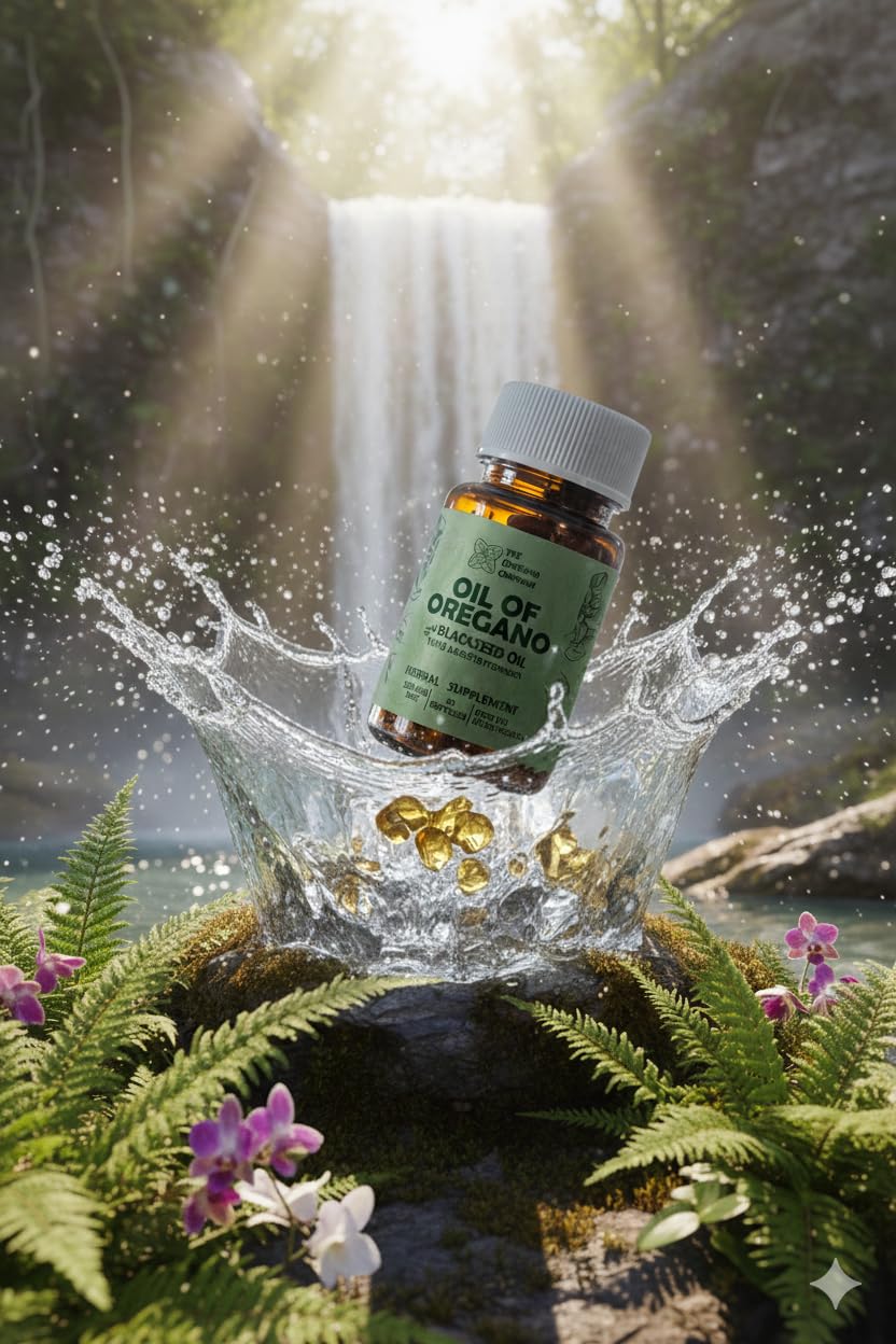 THE OREGANO COMPANY Wild Oil of Oregano with Black Cumin Seed Oil Softgels 90 Count