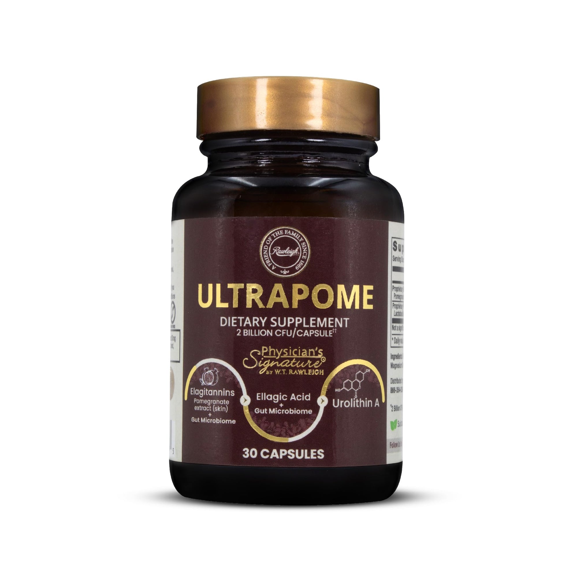 Rawleigh Ultrapome Natural Urolithin A Support Capsules 30 Count