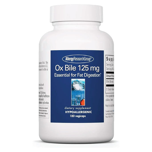 Allergy Research Group Oxbile 125mg Capsule 180 Capsules