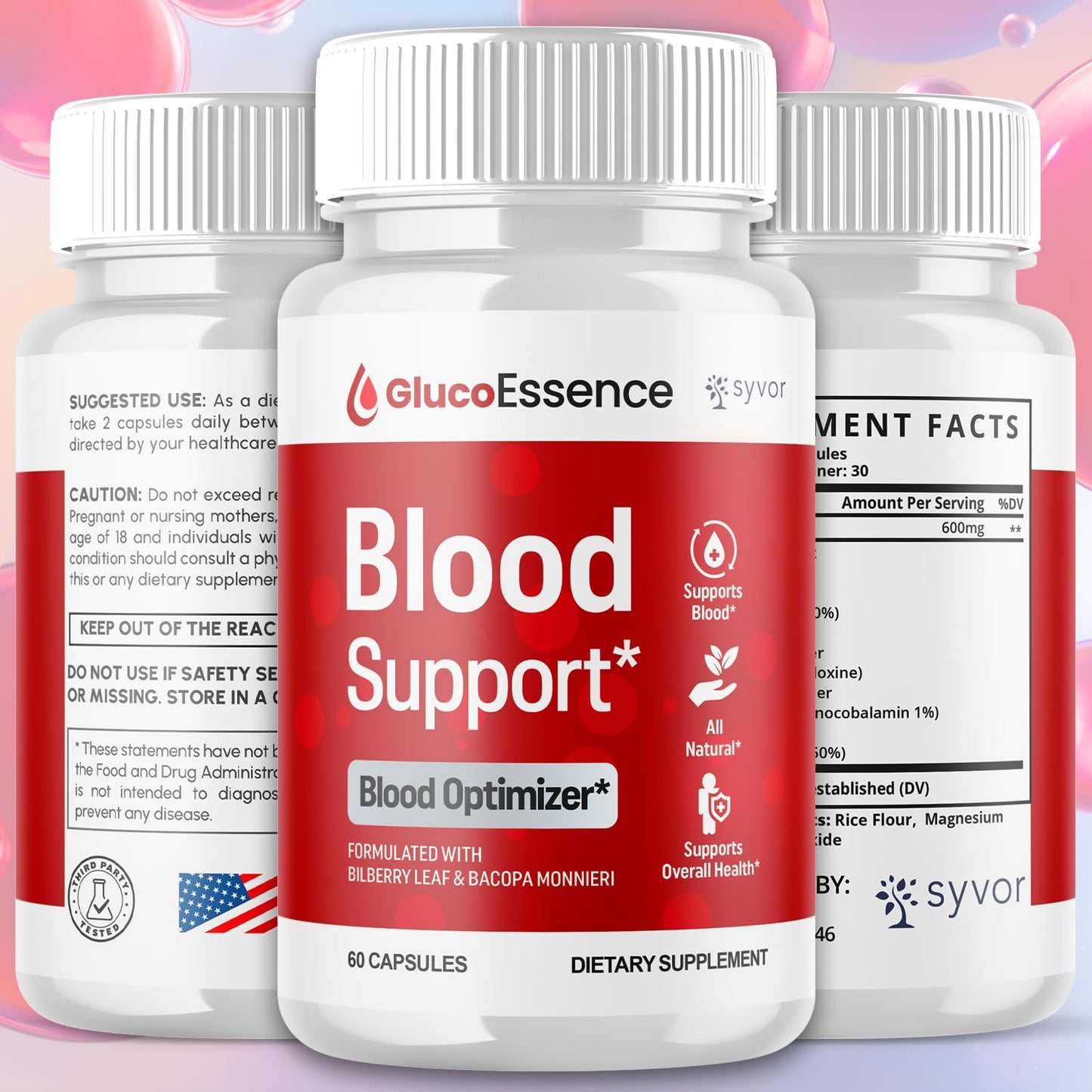 Syvor Gluco Essence Capsules 180 Count