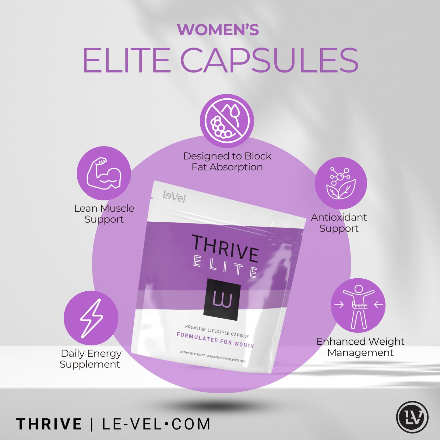 Le-Vel Thrive Elite Lifestyle Capsules 60 Capsules