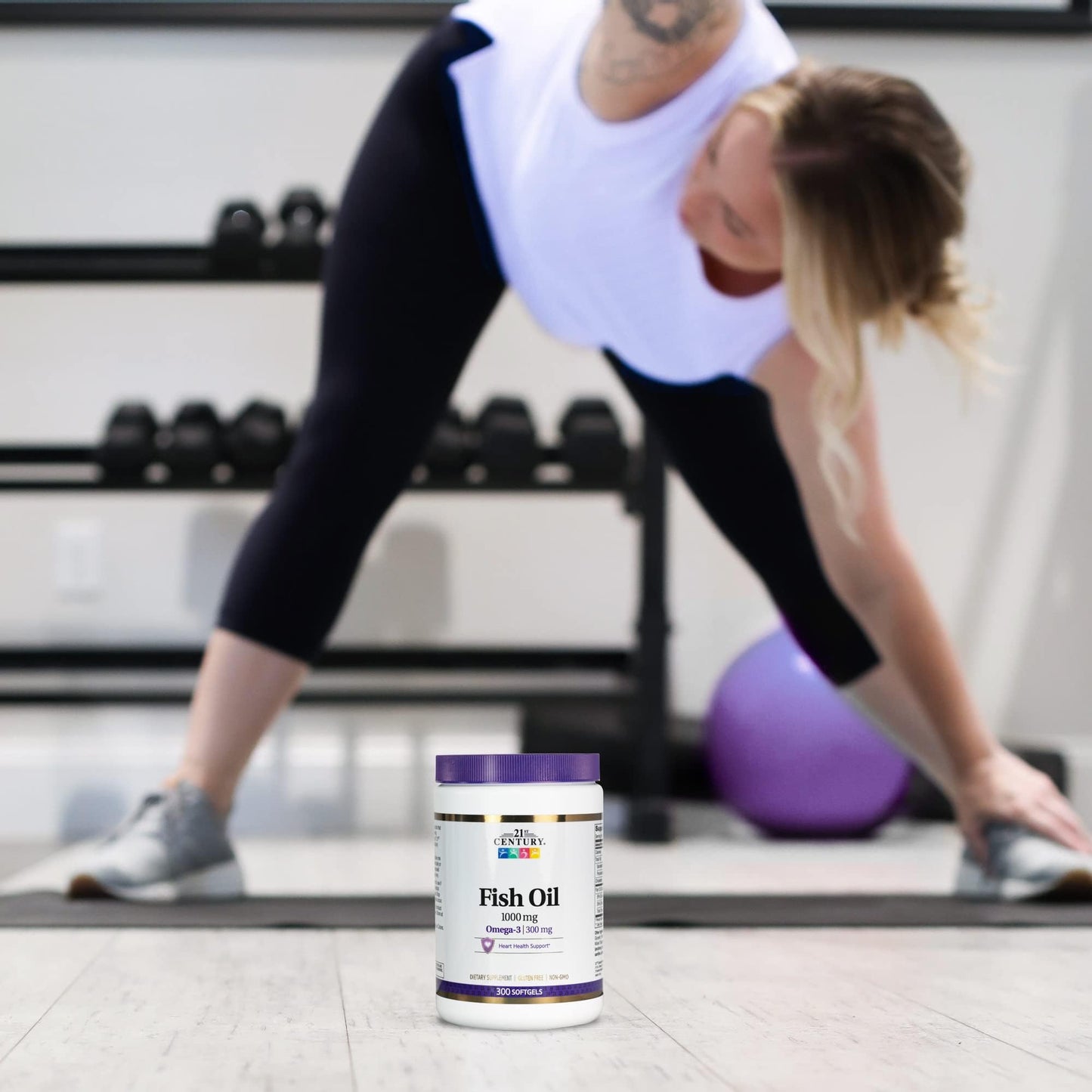 21st Century Fish Oil 1000 mg Softgel 300 Count