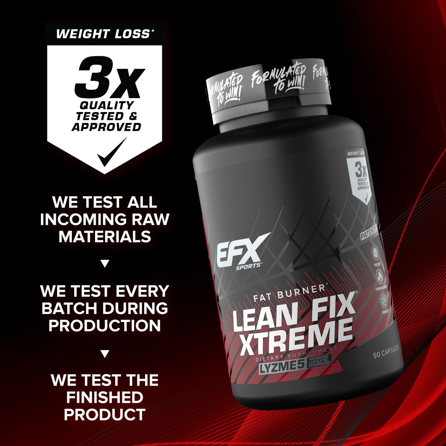 EFX Sports Lean Fix Xtreme 90 Capsules