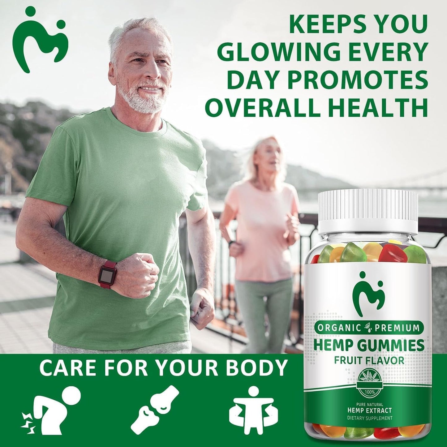 MOSRAY Hemp Gummies Extra Strength for Pain, Sleep, Relax, Anxiety, 240 Gummies